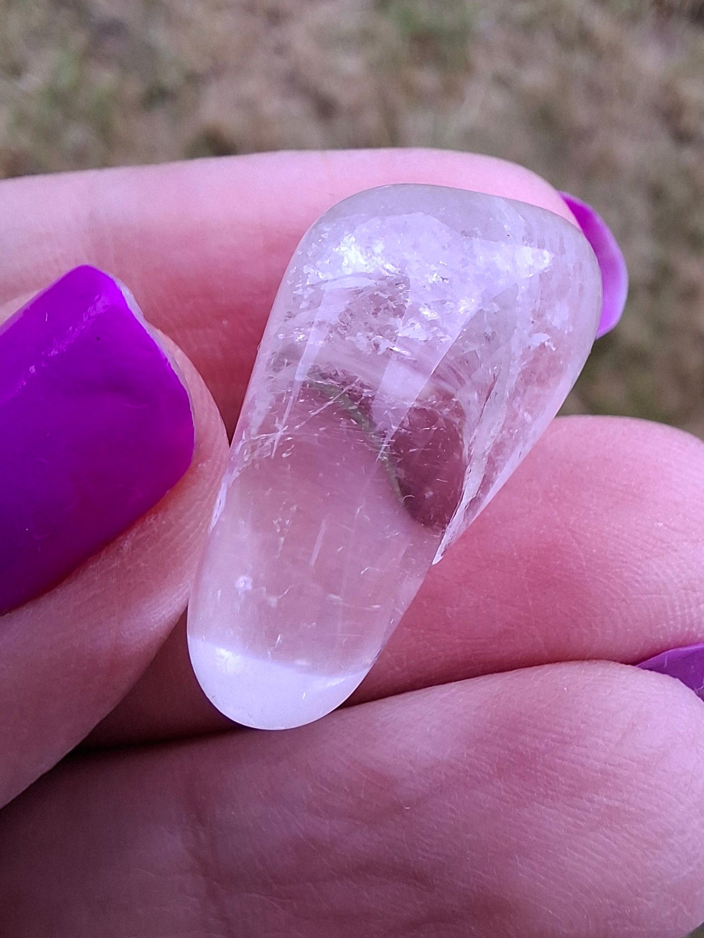 Clear Quartz, Tumble Stone, Crystal (Ref: T28)