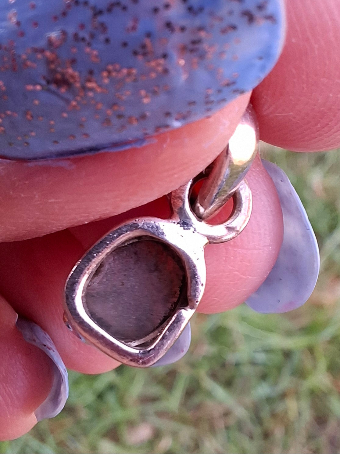 Moldavite Pendant, 925 Silver, Tektite (Ref: P49)