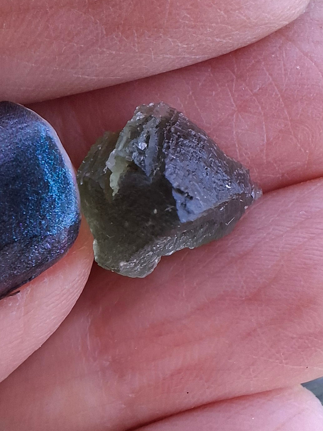 Moldavite Piece, 1.00g, Tektite (Ref: 1398)