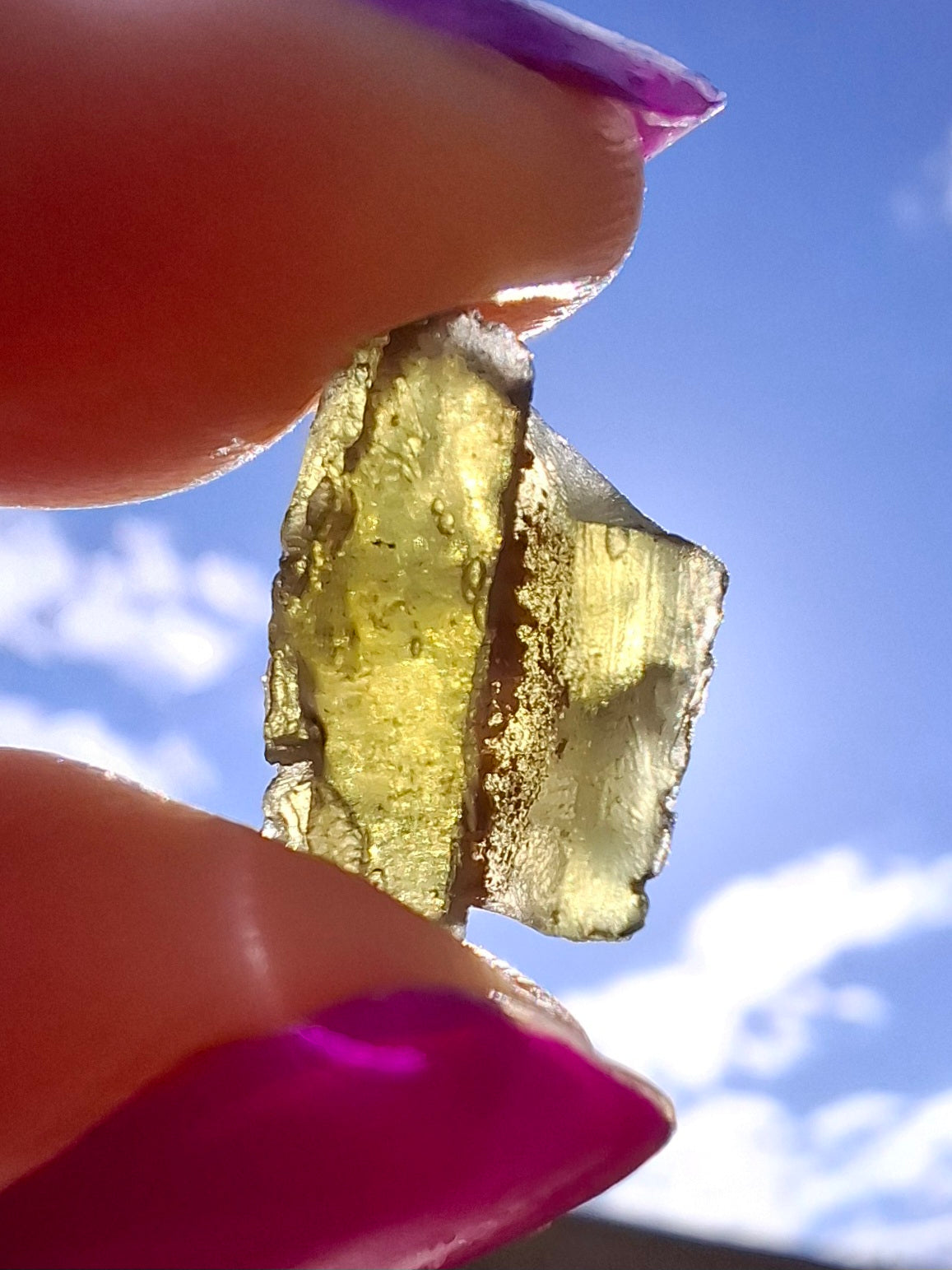 Moldavite Piece, 1.20g, Tektite (Ref: 1440)