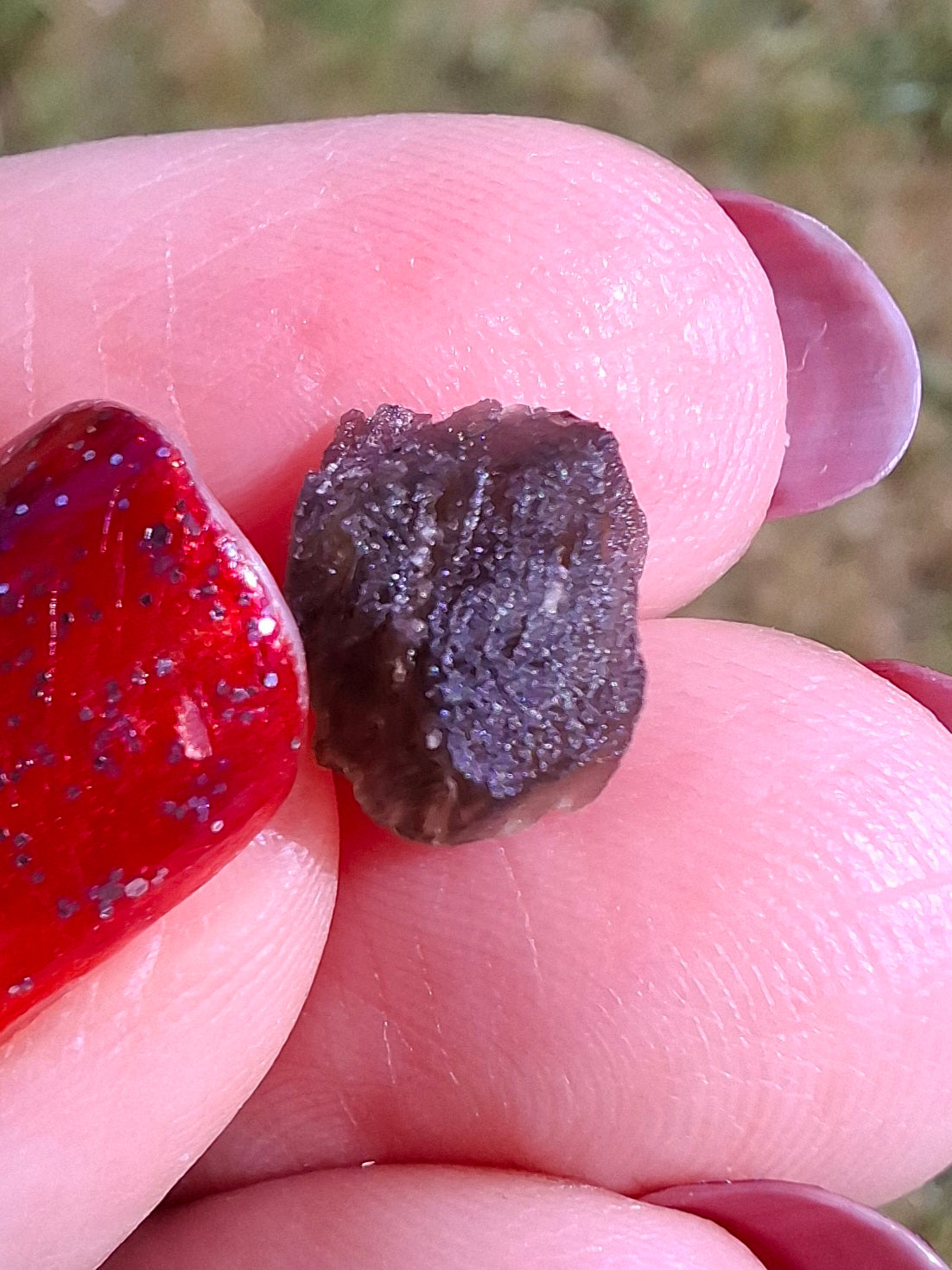 Moldavite Piece, 0.59g, Tektite (Ref: 1472)