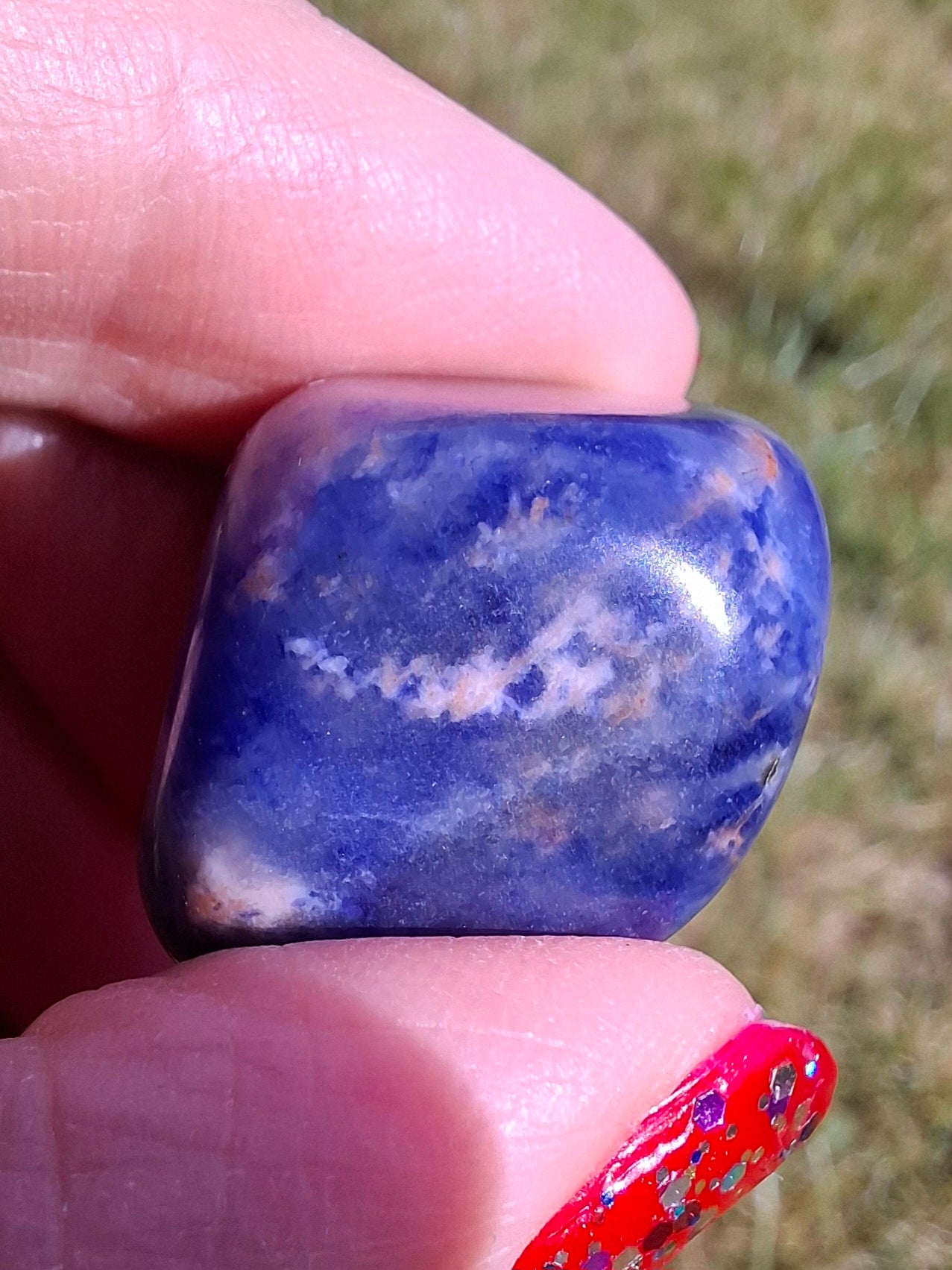 Sodalite, Tumble Stone, Crystal (Ref: T152)