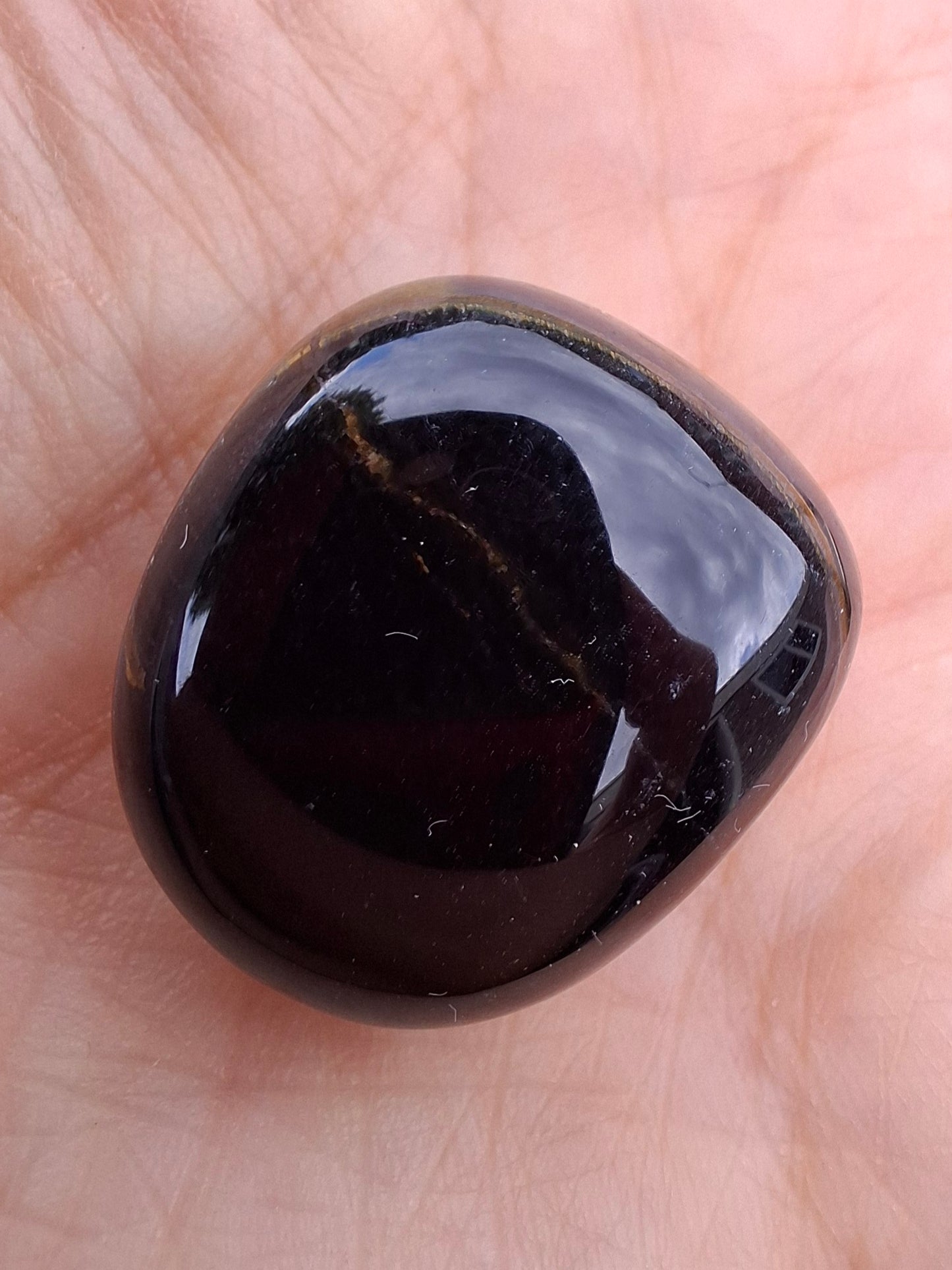 Blue Tigers Eye, Tumble Stone, Crystal (Ref: T24)