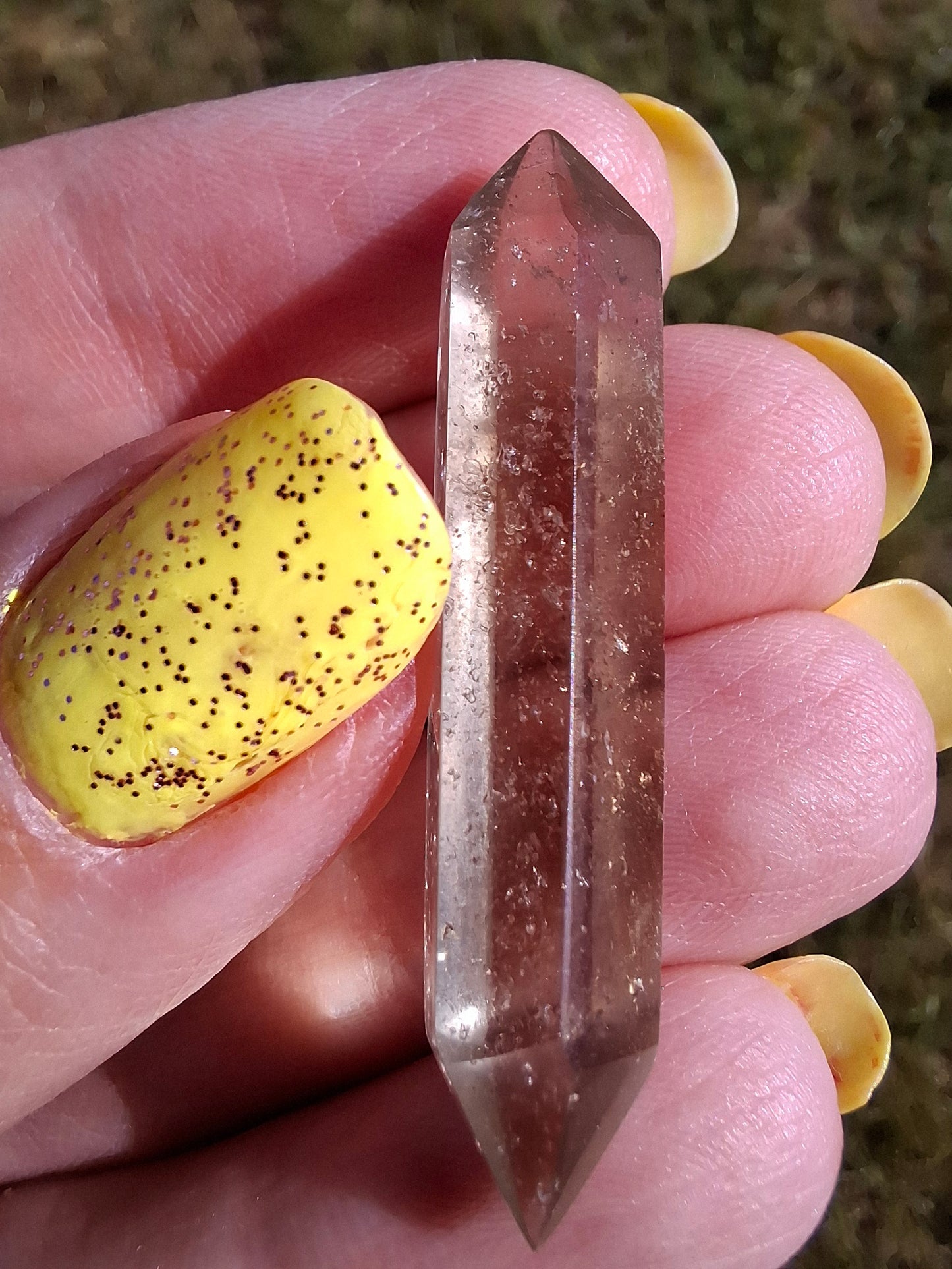 Libyan Desert Glass DT Carving, 4.22g, Tektite (Ref: LDT6)