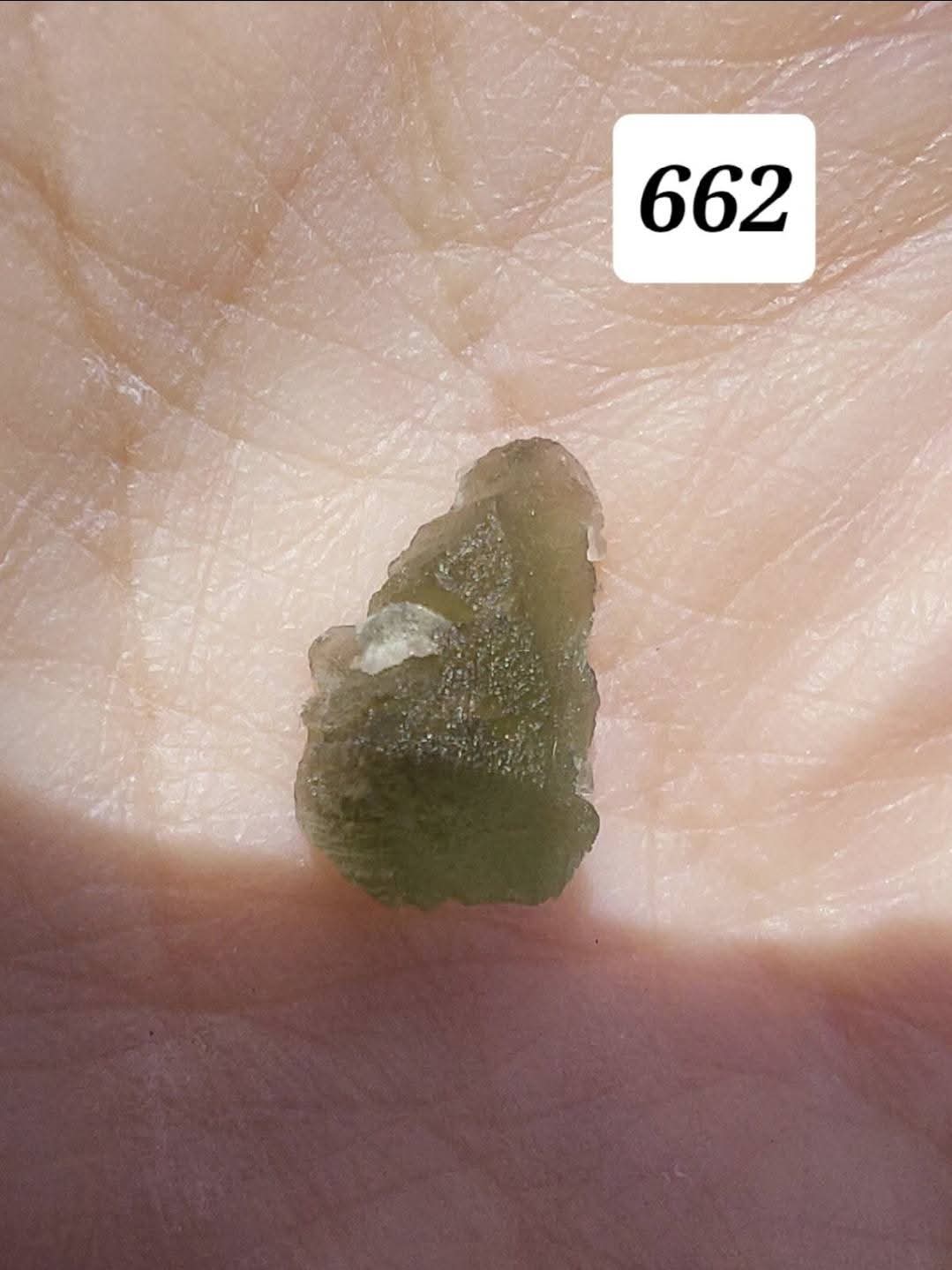 Moldavite Piece, 0.53g, Tektite (Ref: 662)