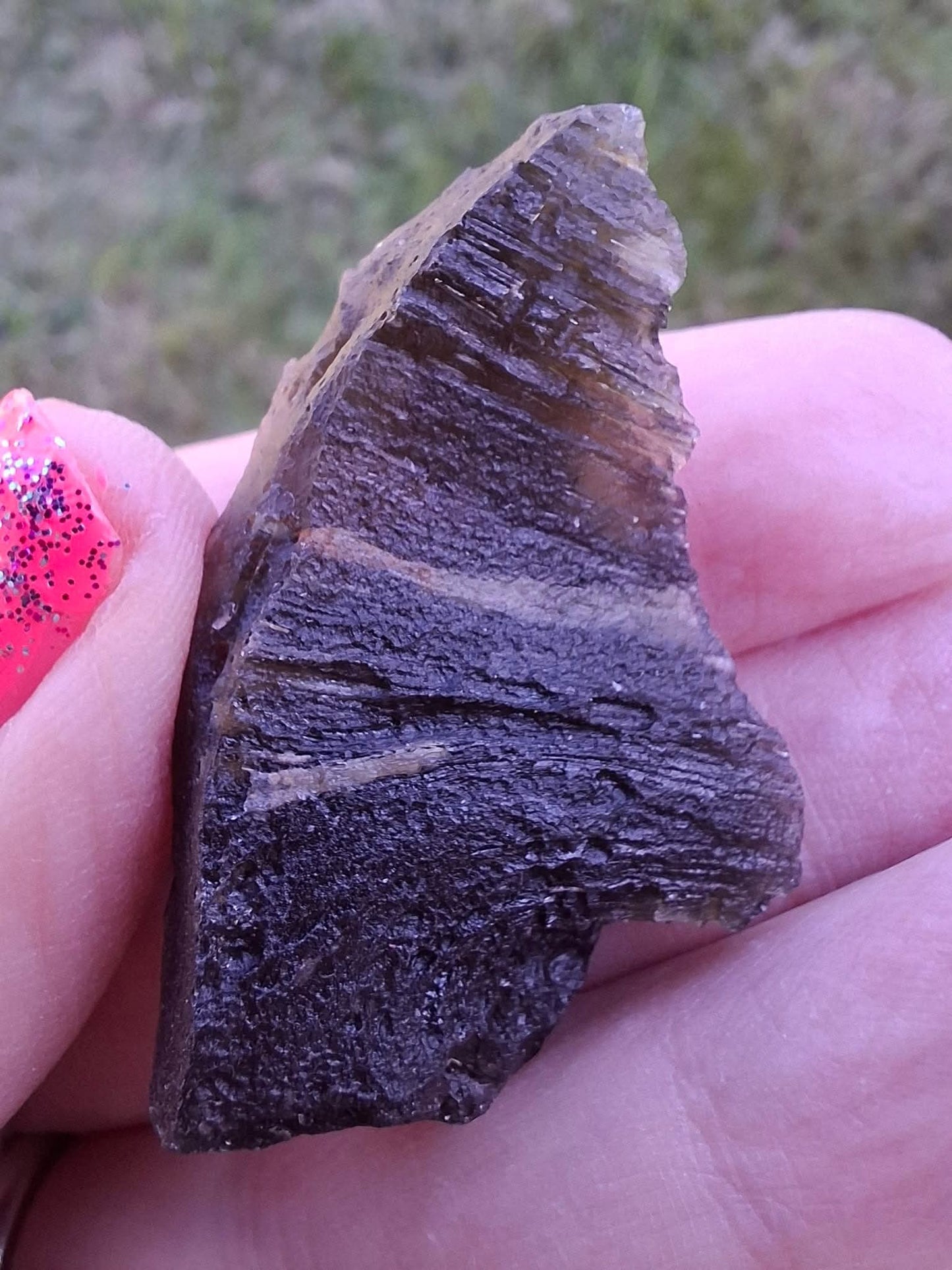 Moldavite Piece, JAKULE, 11.71g, Tektite (Ref: 1173)