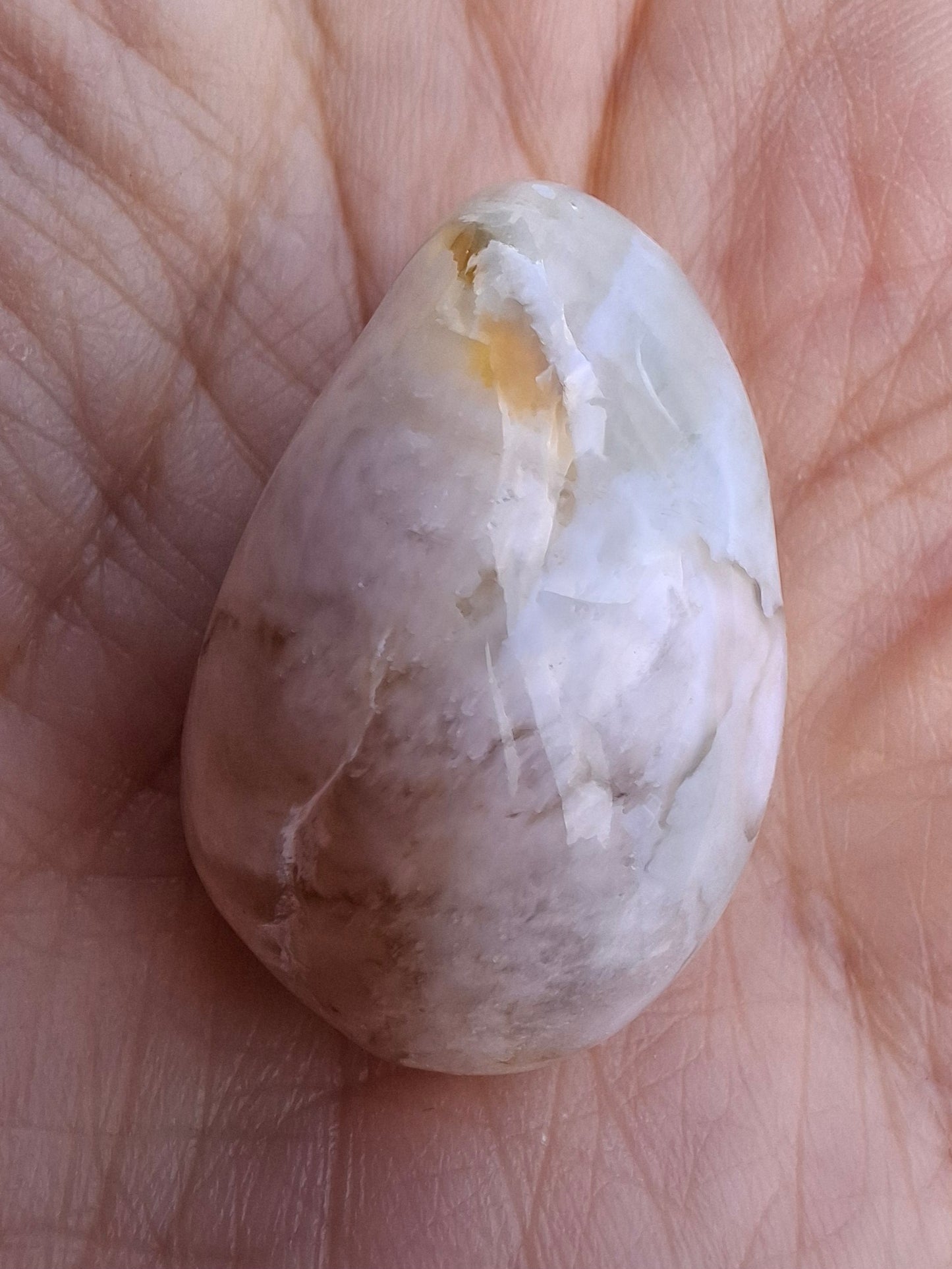 Flower Agate, Tumble Stone, Crystal (Ref: T70)