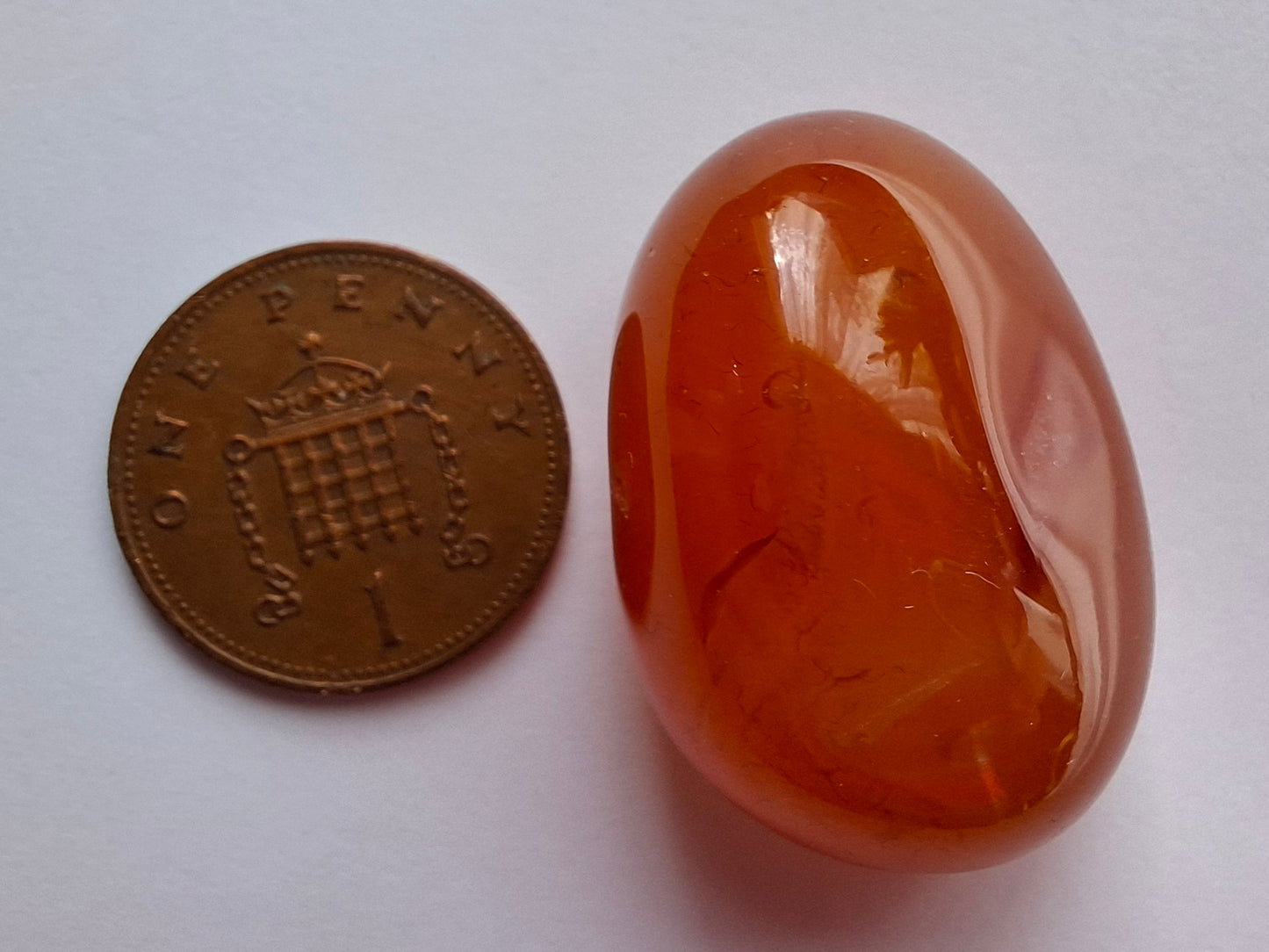 Carnelian, Tumble Stone, Crystal (Ref: T65)
