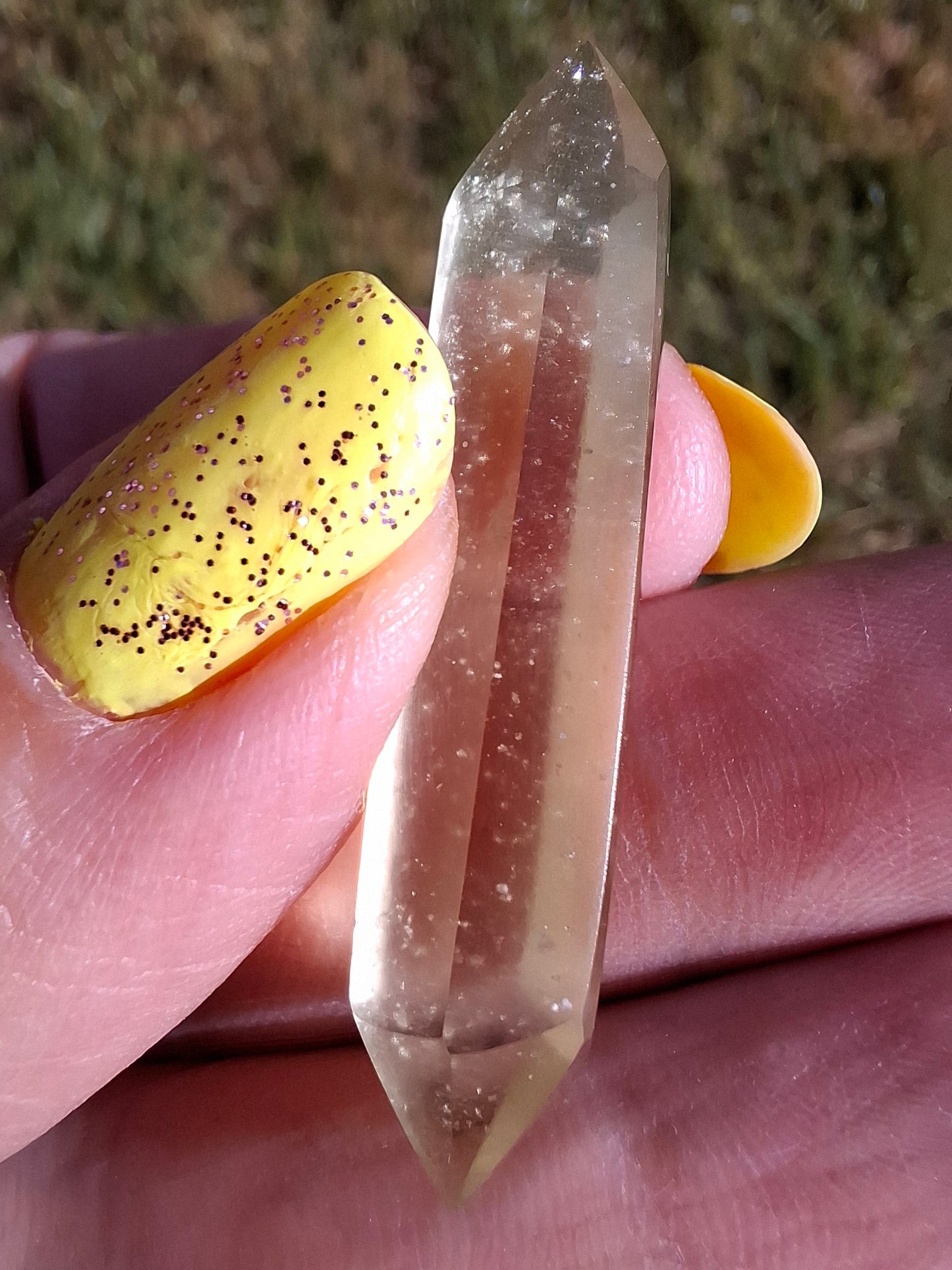 Libyan Desert Glass DT Carving, 4.57g, Tektite (Ref: LDT8)