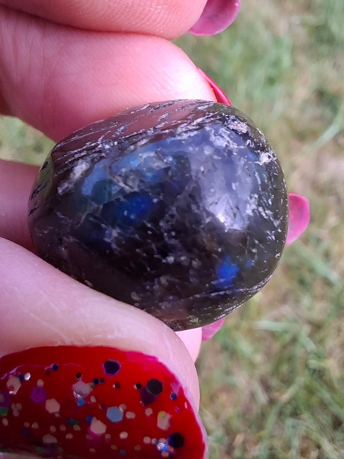 Labradorite, Tumble Stone, Crystal (Ref: T206)
