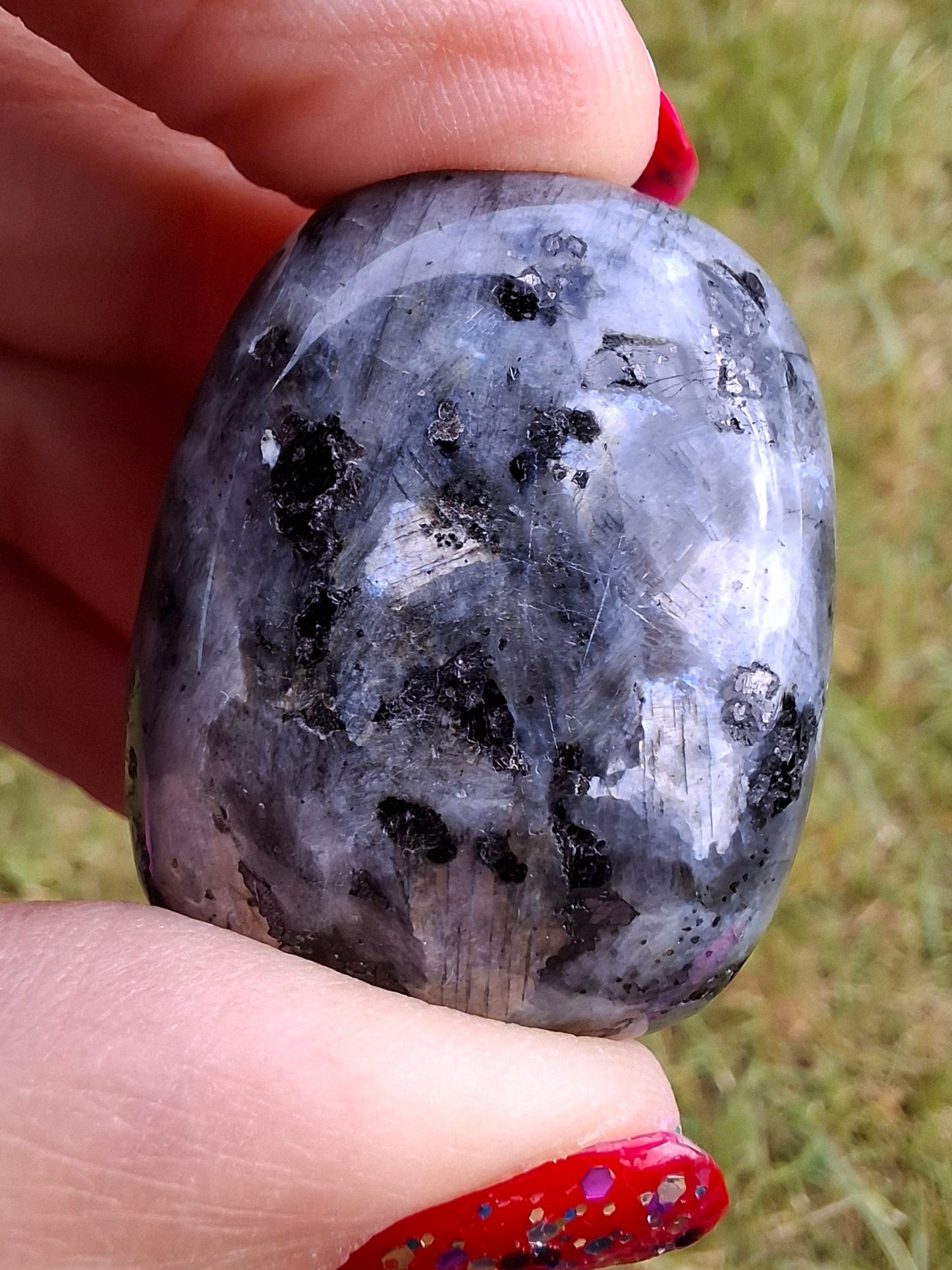 Larvikite, Tumble Stone, Crystal (Ref: T127)