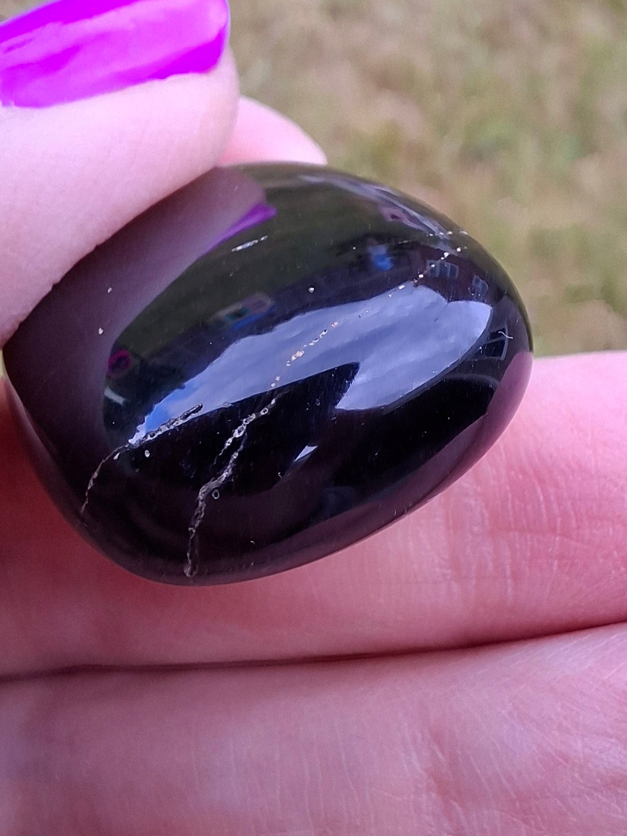 Blue Tigers Eye, Tumble Stone, Crystal (Ref: T20)