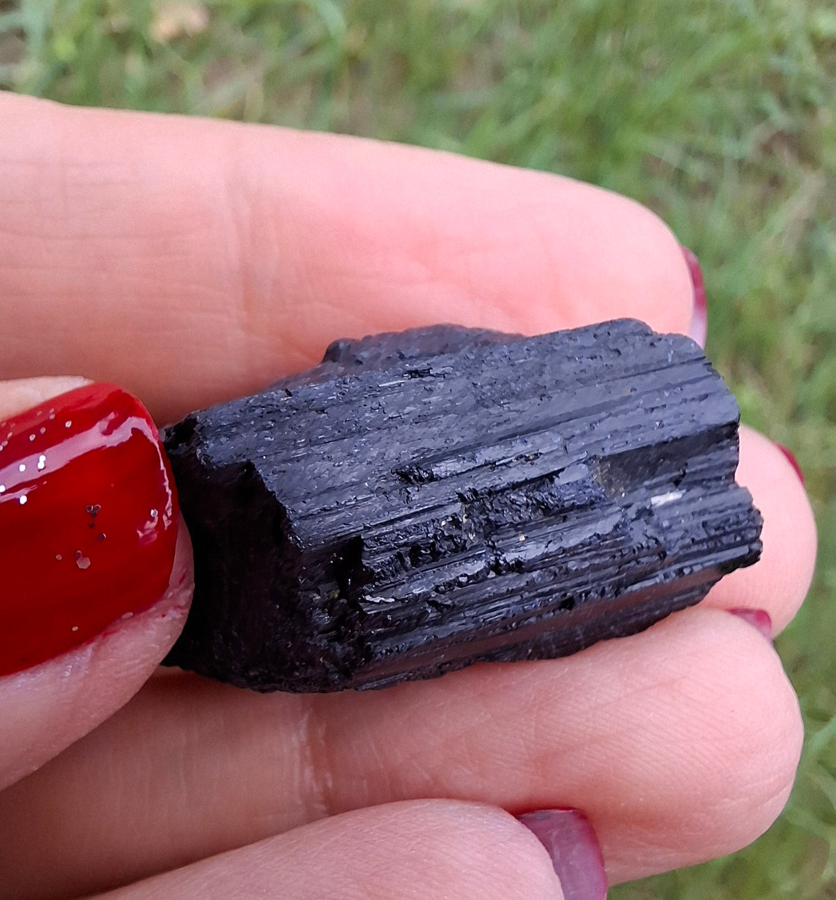 Black Tourmaline RAW, 12.40g, Crystal (Ref: RBT2)