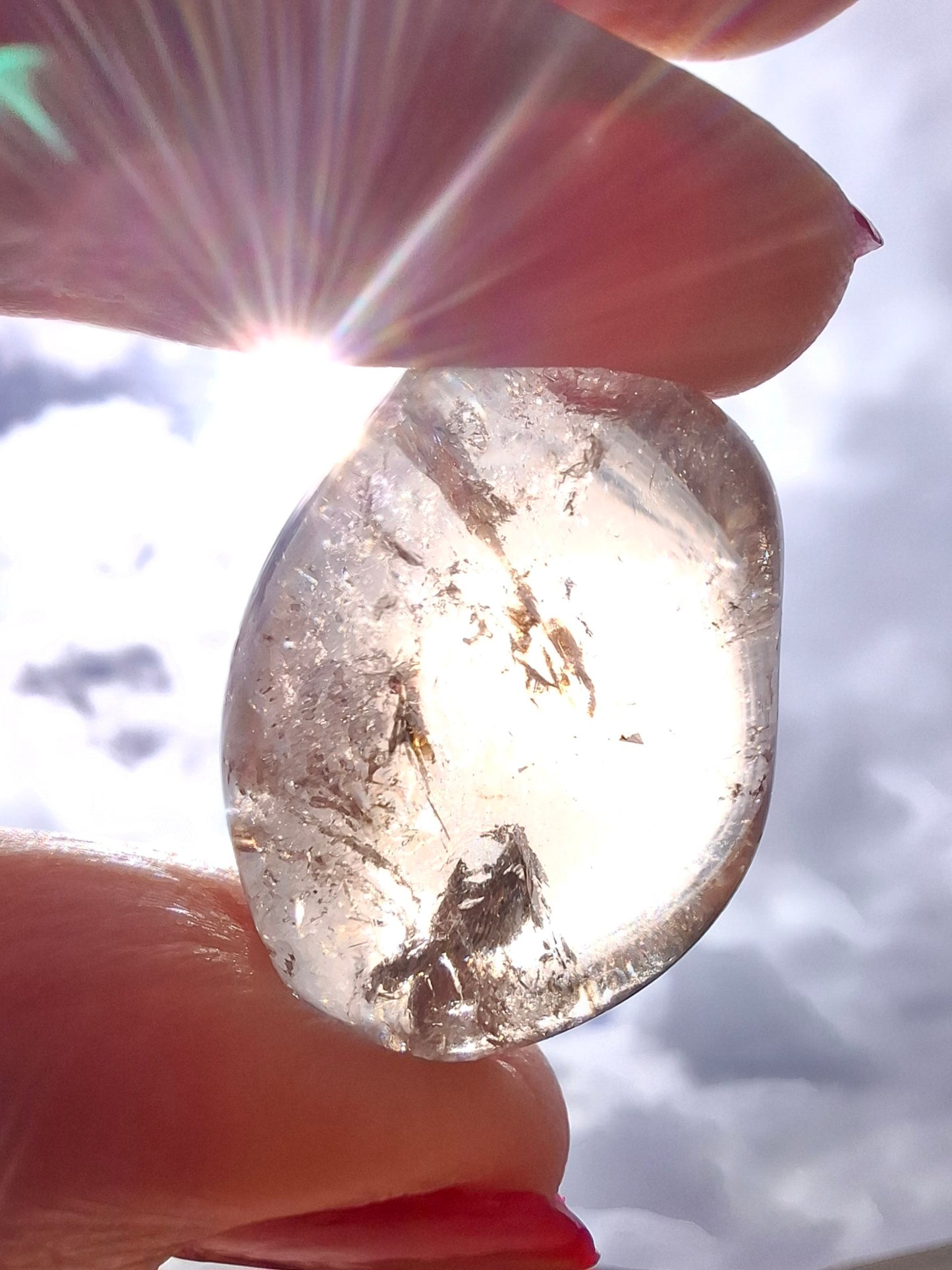 Smoky Quartz, Tumble Stone, Crystal 🌈 (Ref: T103)