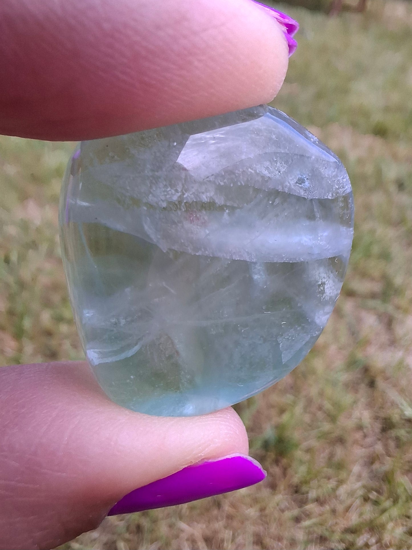 Fluorite, Tumble Stone, Crystal (Ref: T48)