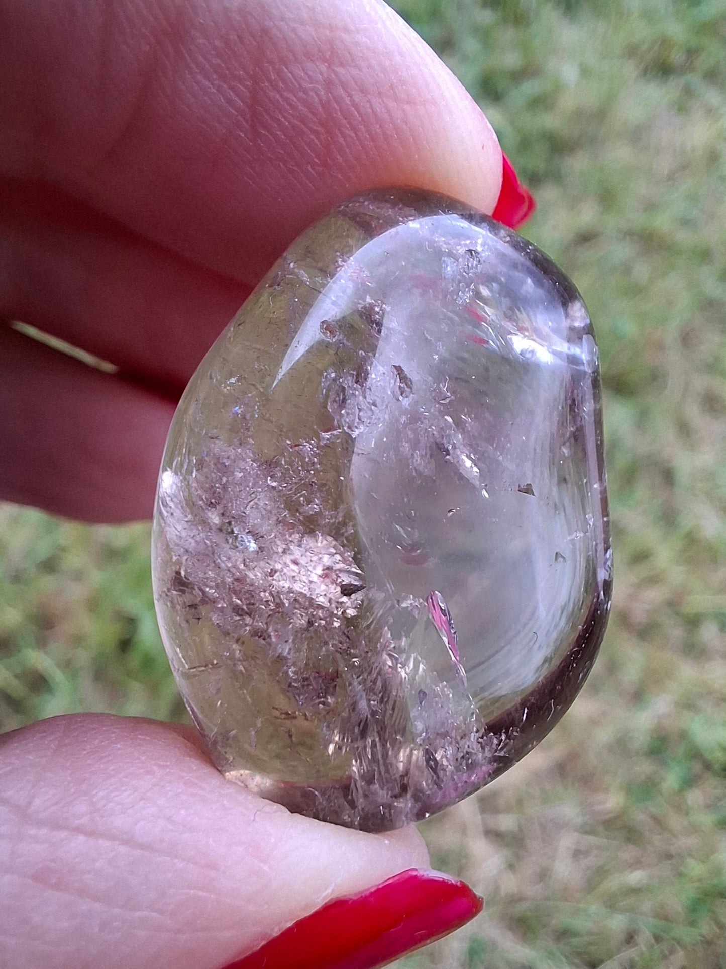 Smoky Quartz, Tumble Stone, Crystal 🌈 (Ref: T103)