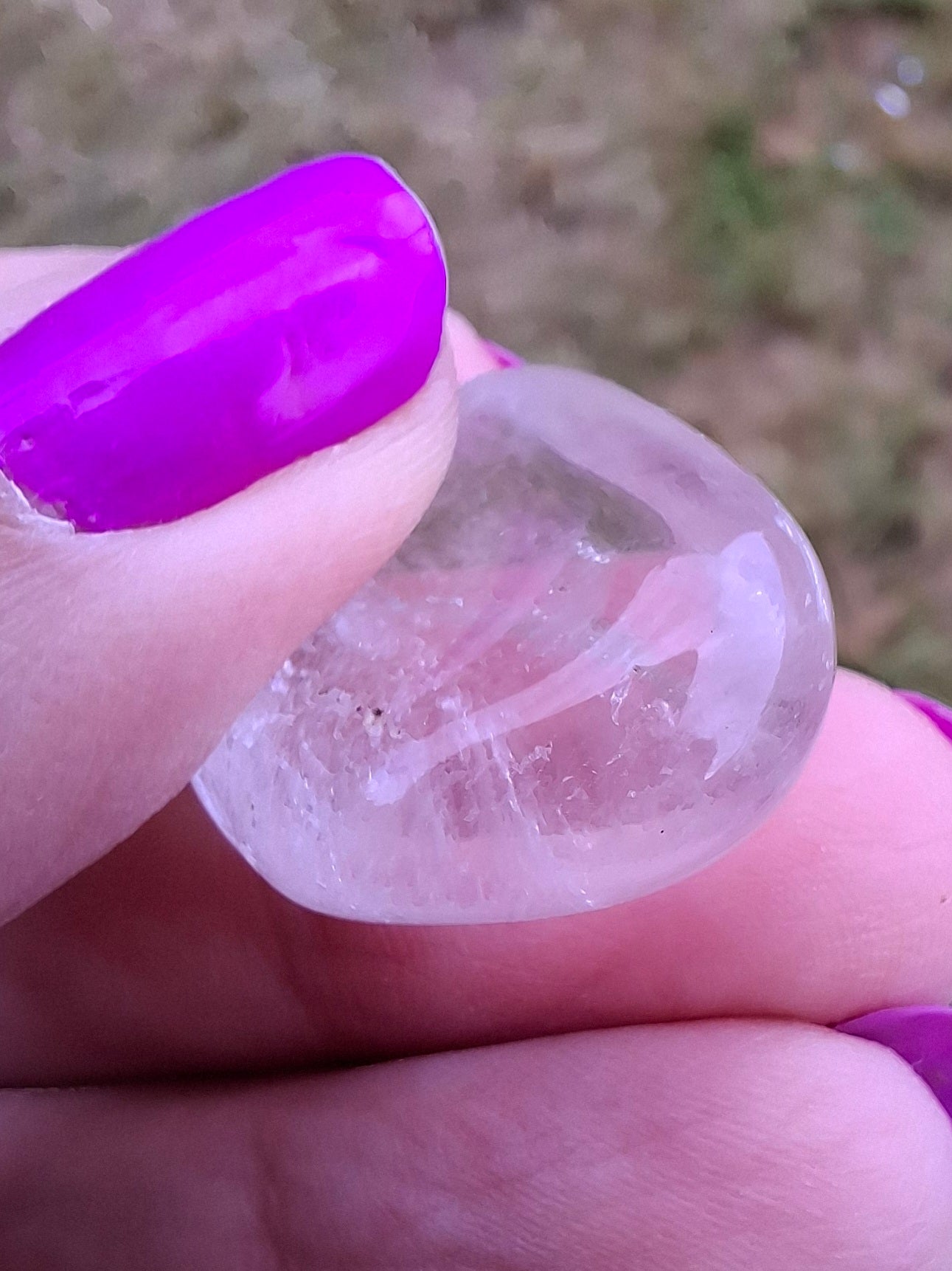 Clear Quartz, Tumble Stone, Crystal (Ref: T31)