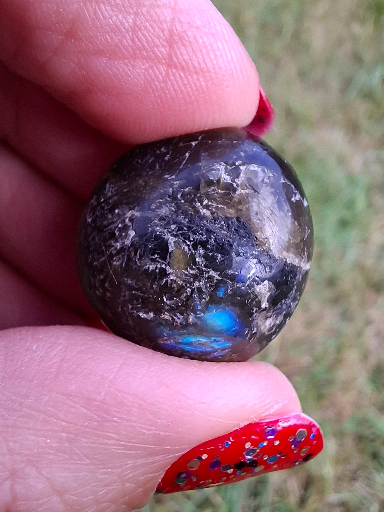 Labradorite, Tumble Stone, Crystal (Ref: T206)