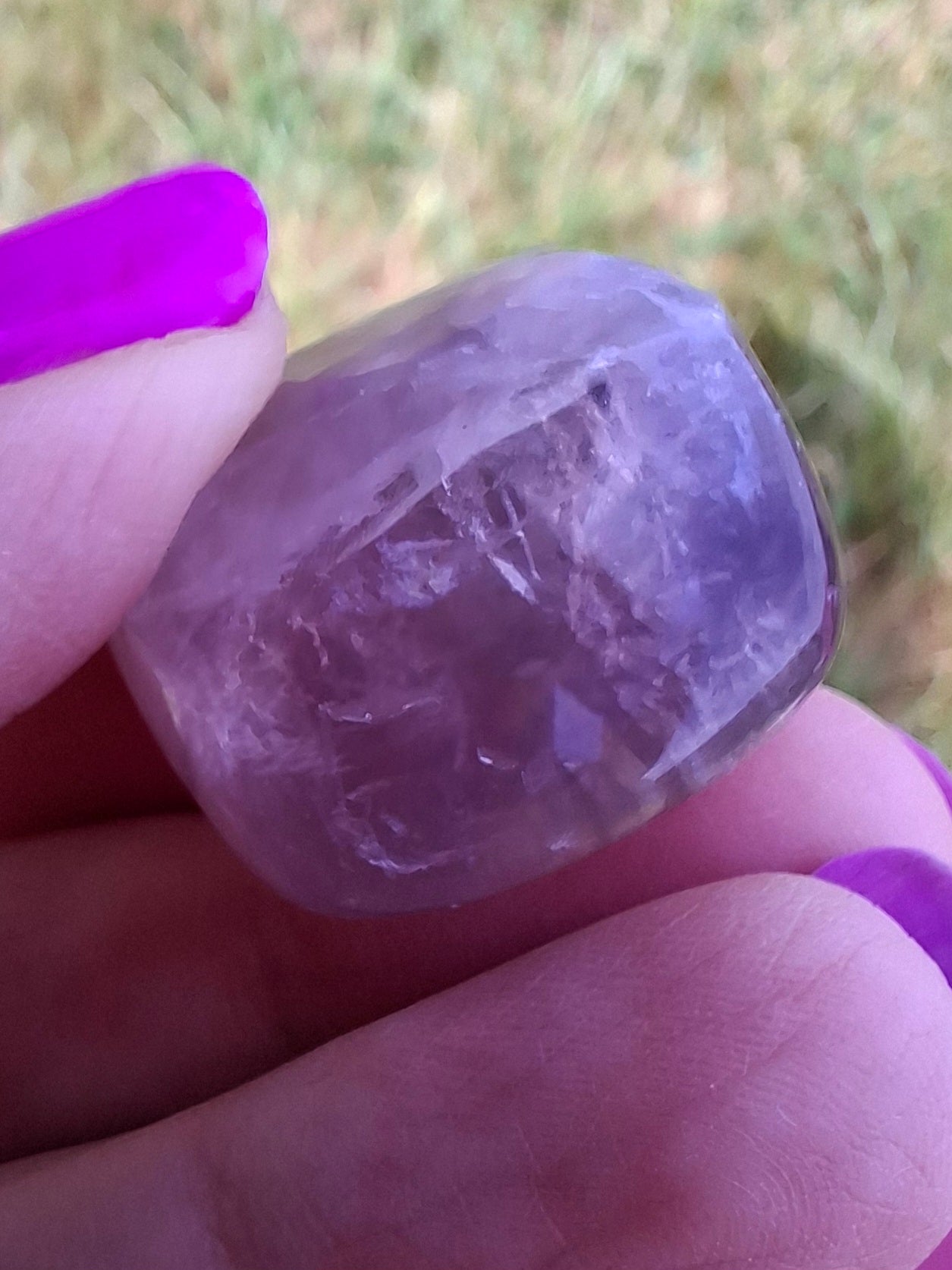 Fluorite, Tumble Stone, Crystal (Ref: T58)