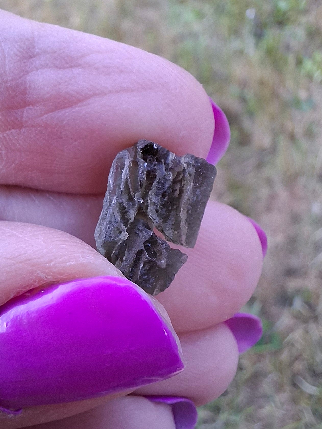 Moldavite Piece, 1.00g, Tektite (Ref: 1442)
