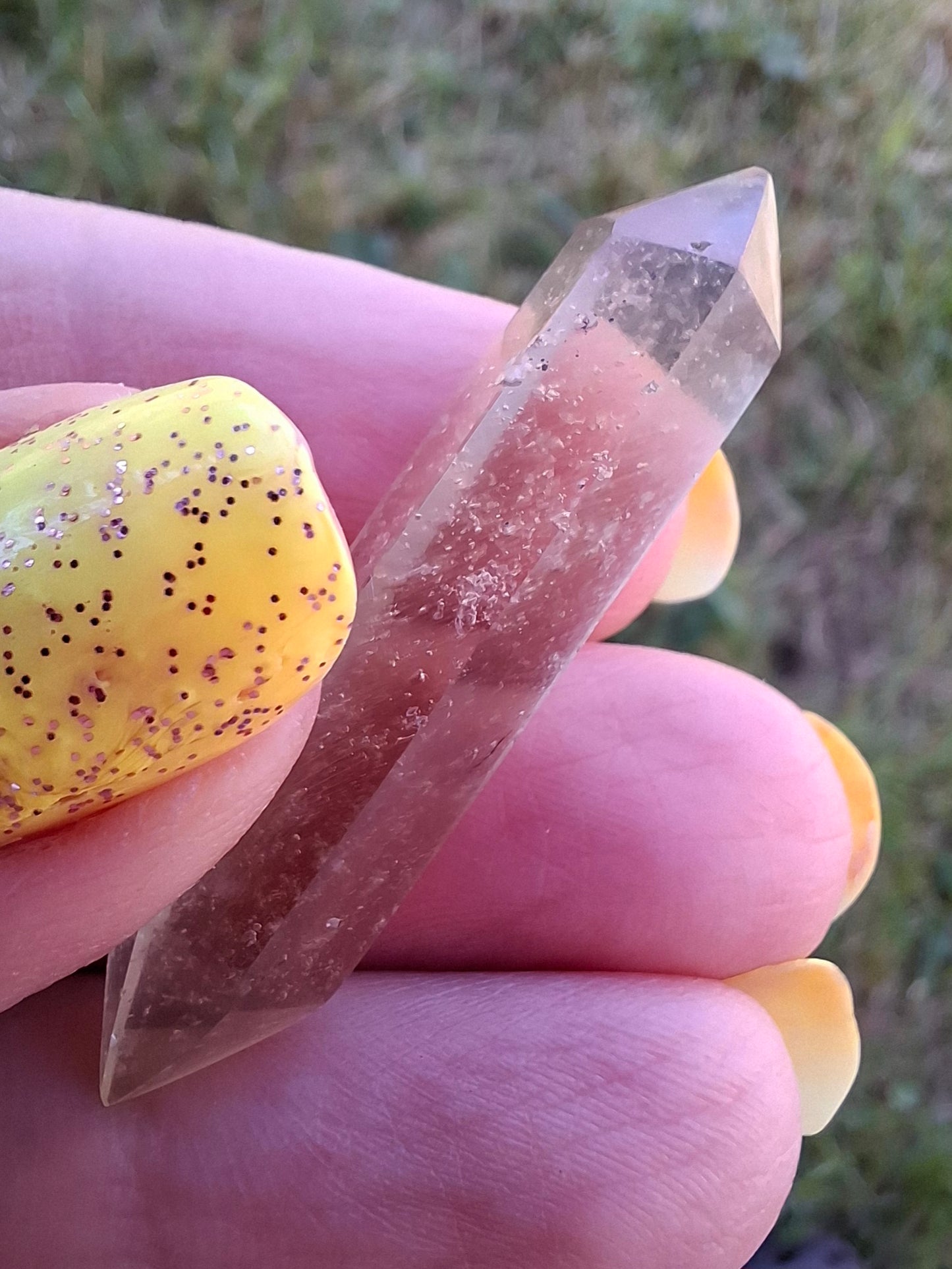 Libyan Desert Glass DT Carving, 4.22g, Tektite (Ref: LDT6)