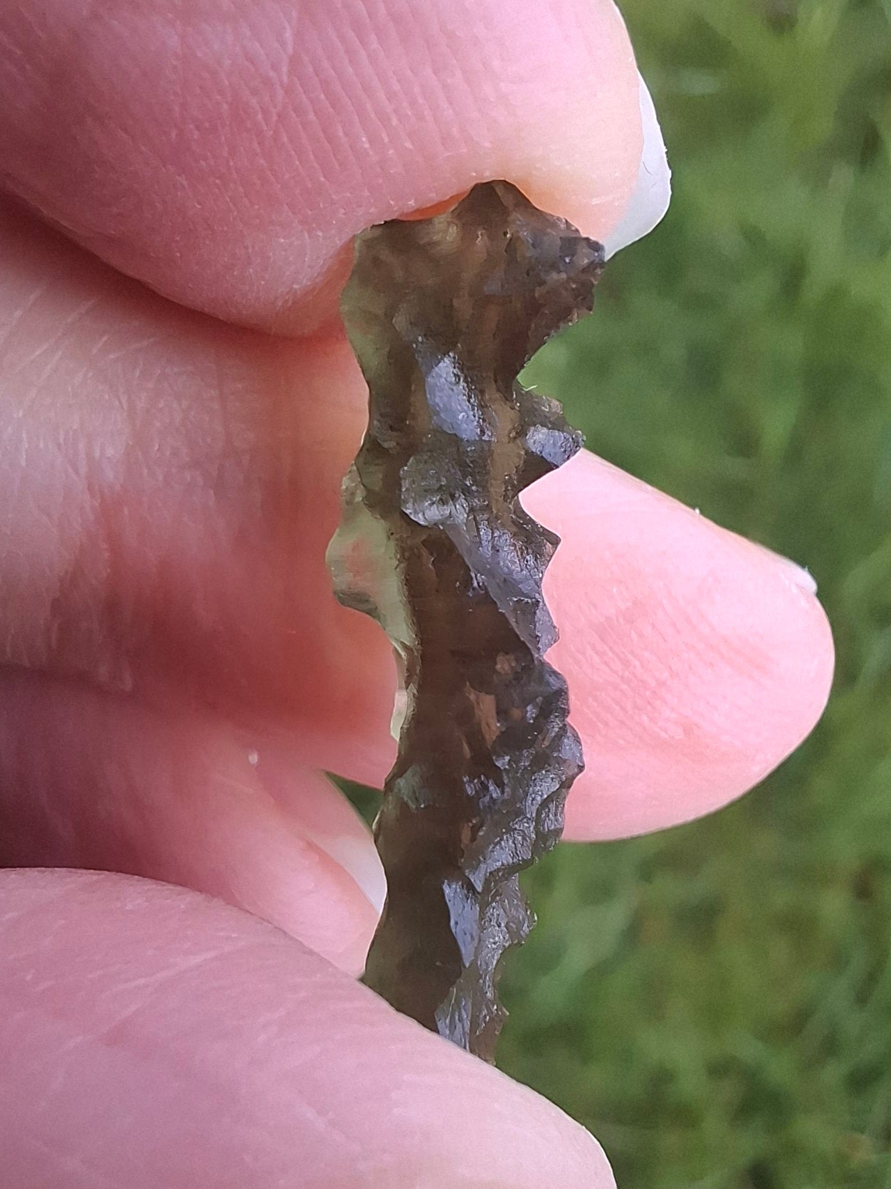 Moldavite Piece, JEZKOVNA BESEDNICE, 1.16g, Tektite (Ref: 1285)