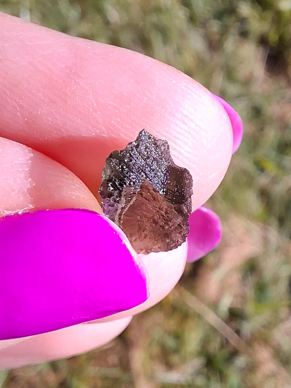 Moldavite Piece, 0.49g, Tektite (Ref: 1452)
