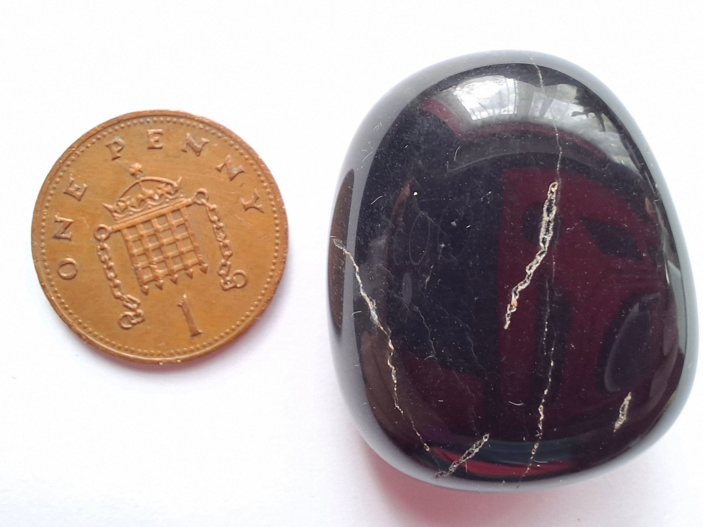 Blue Tigers Eye, Tumble Stone, Crystal (Ref: T22)