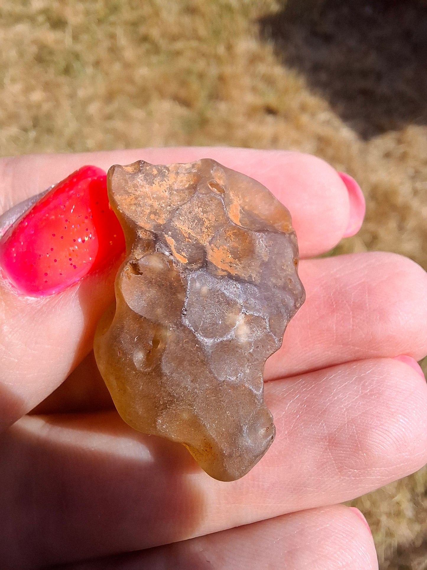 Libyan Desert Glass (darker) Piece, 10.25g, Tektite (Ref: L1368)