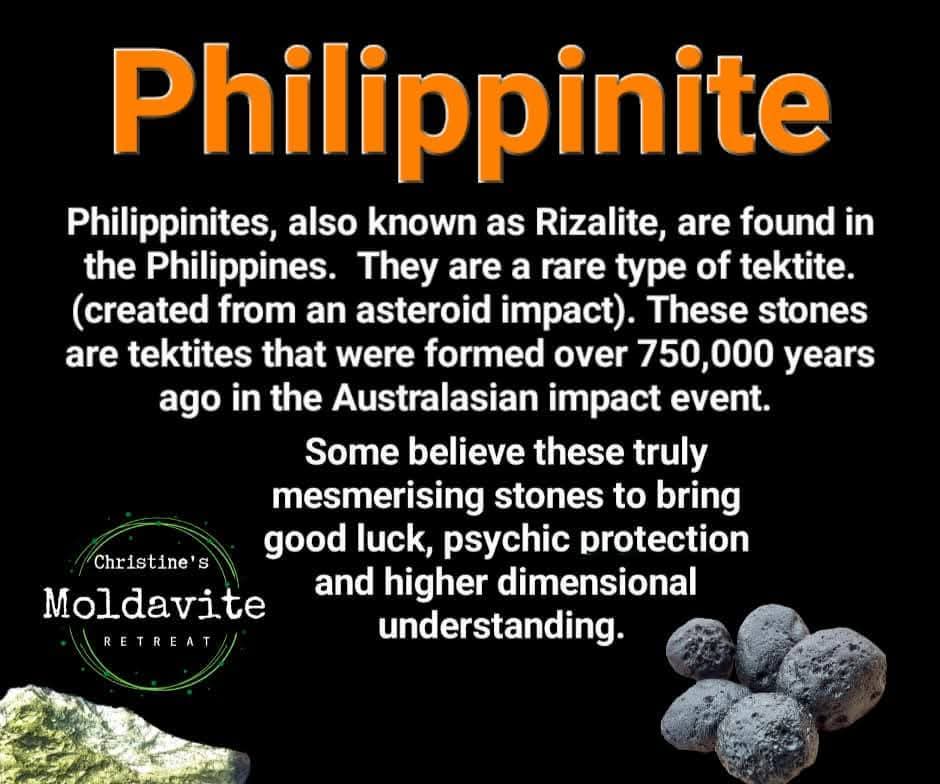 Philippinite (Rizalite), 9.75g, Tektite
