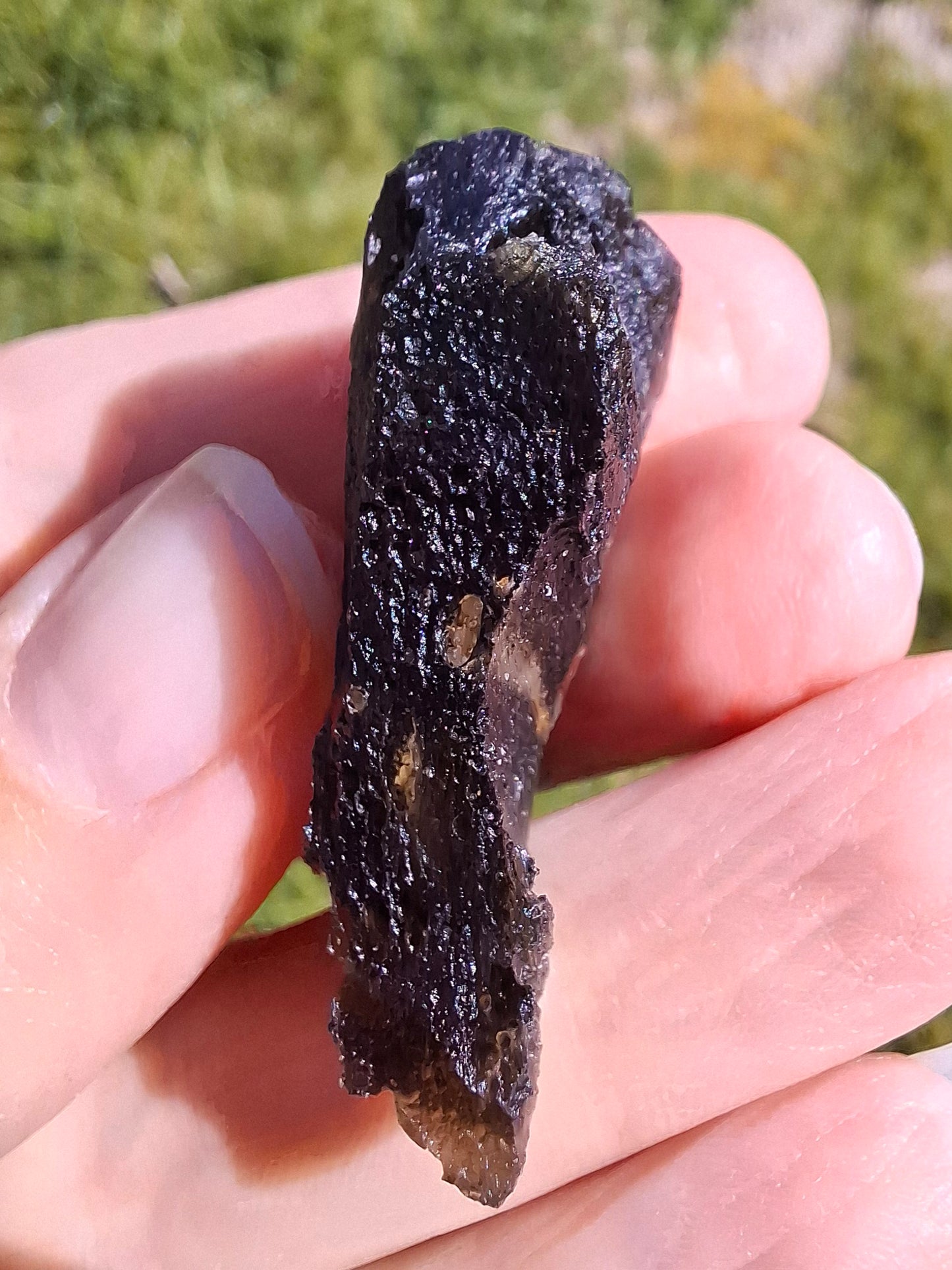 Moldavite Piece, JAKULE, 11.71g, Tektite (Ref: 1173)