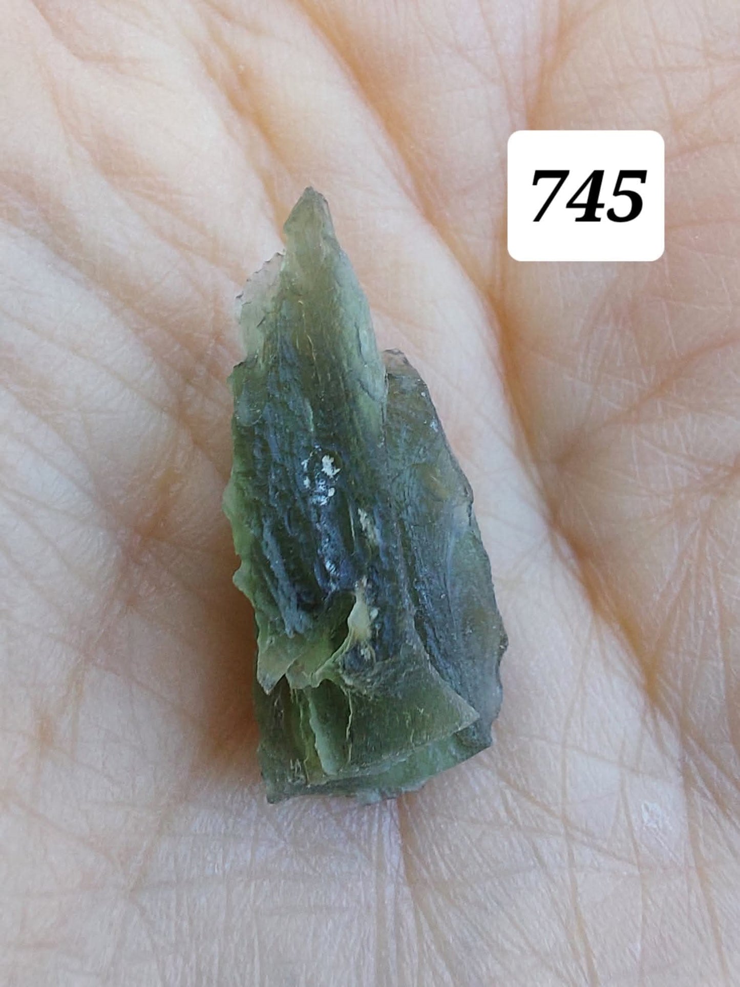 Moldavite Piece, ANGEL CHIME, 2.18g, Tektite (Ref: 745)