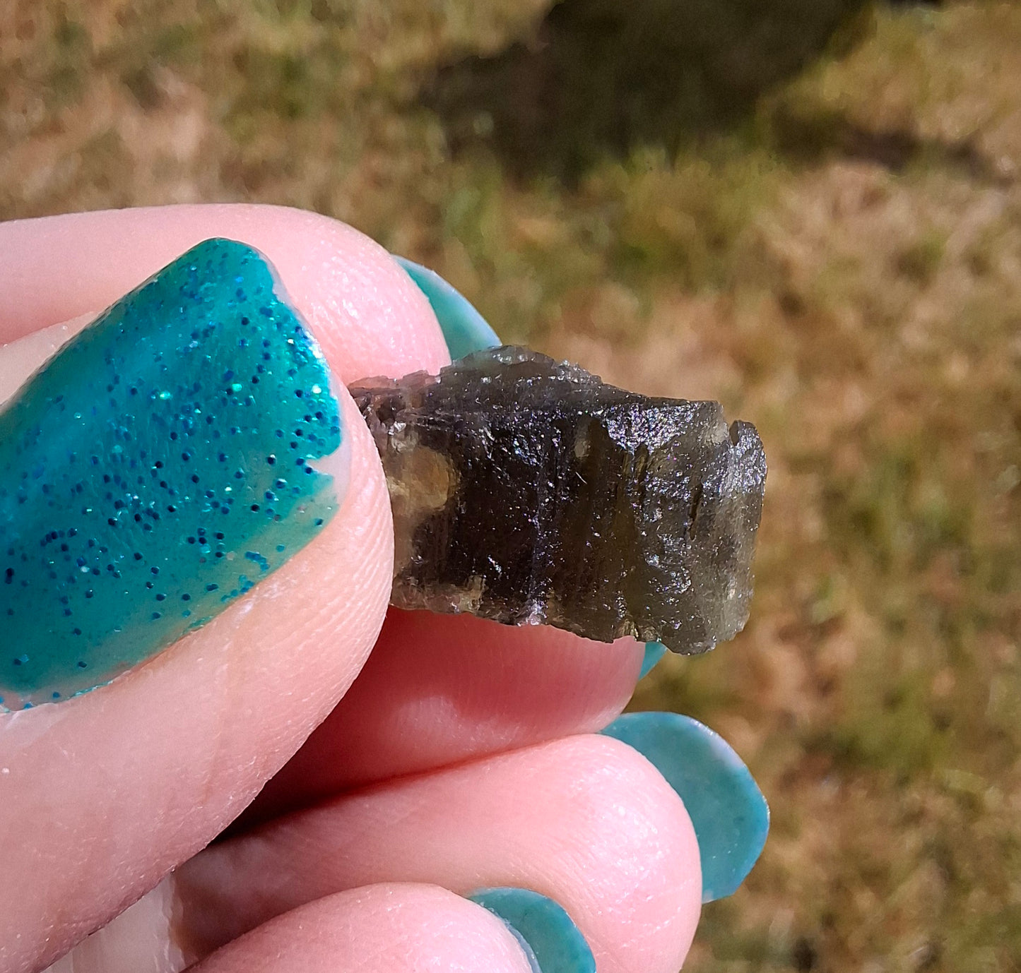 Moldavite Piece, 1.67g, Tektite (Ref: 1423)