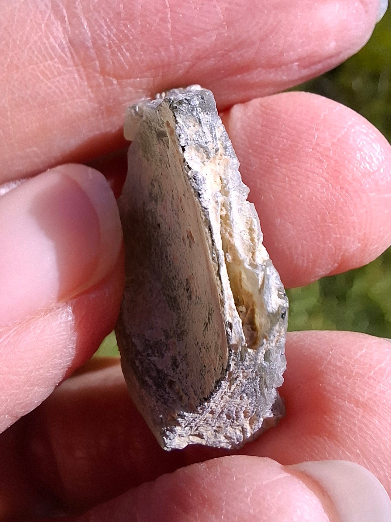 Moldavite Piece, SNOWFLAKE, FROSTED, BARTOCHOV, 3.47g, Tektite (Ref: 1368)