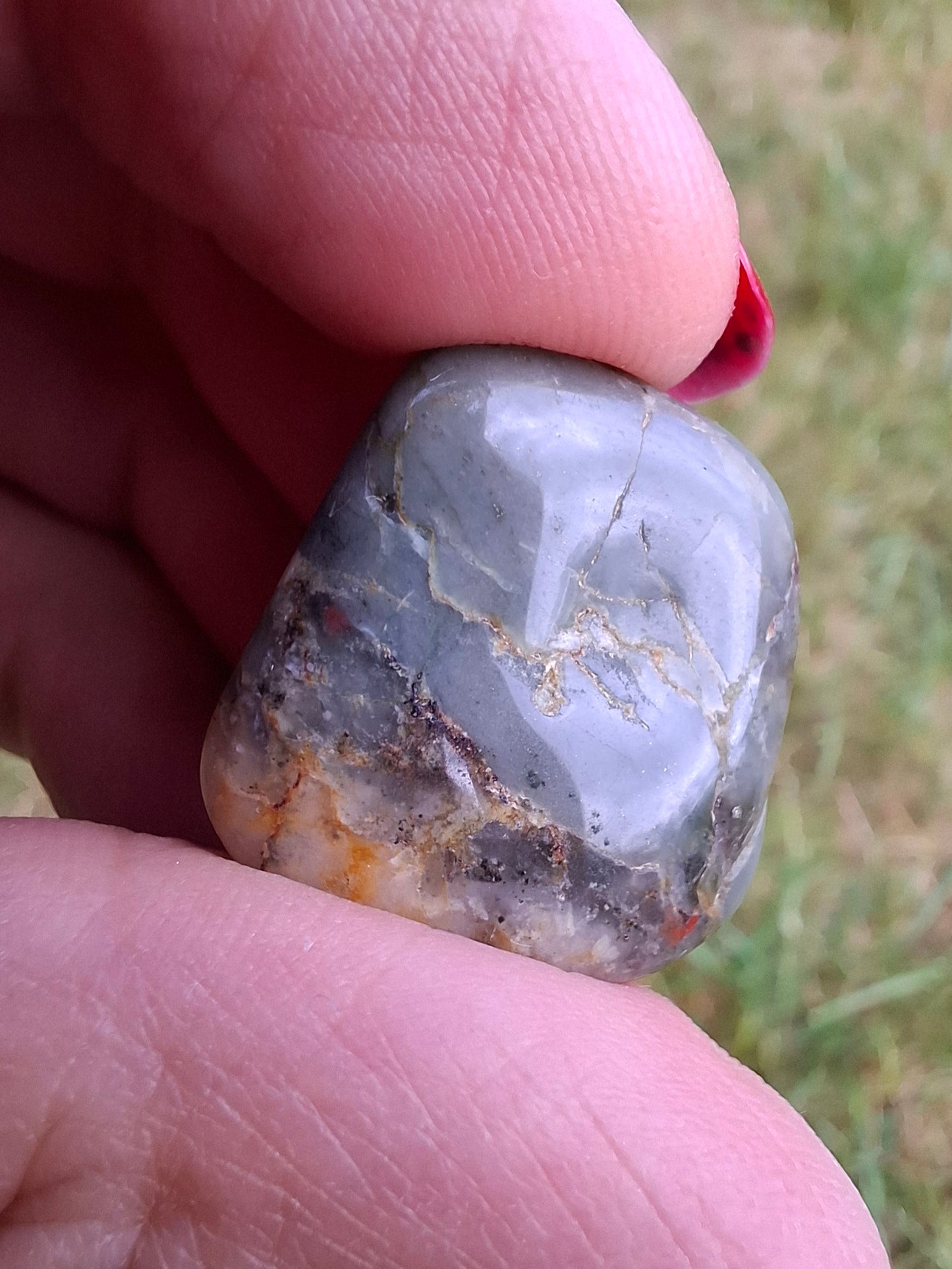 African Blood Stone, Tumble Stone, Crystal (Ref: T174)