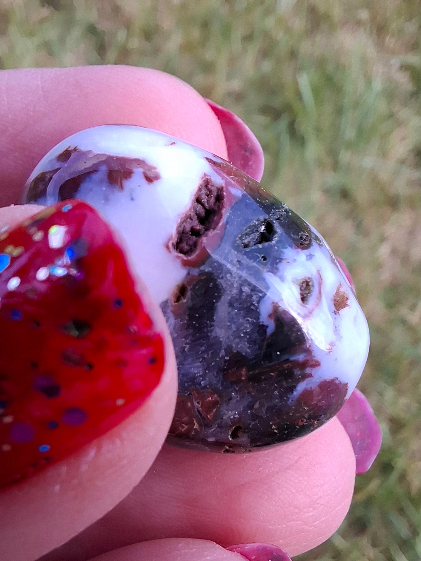 Ocean Jasper, Tumble Stone, Crystal (Ref: T198)