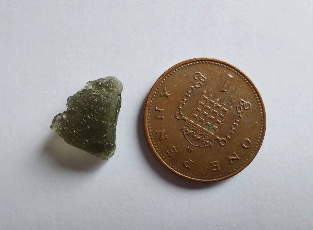 Moldavite Piece, NESMEN LES, 0.62g, Tektite (Ref: 840)