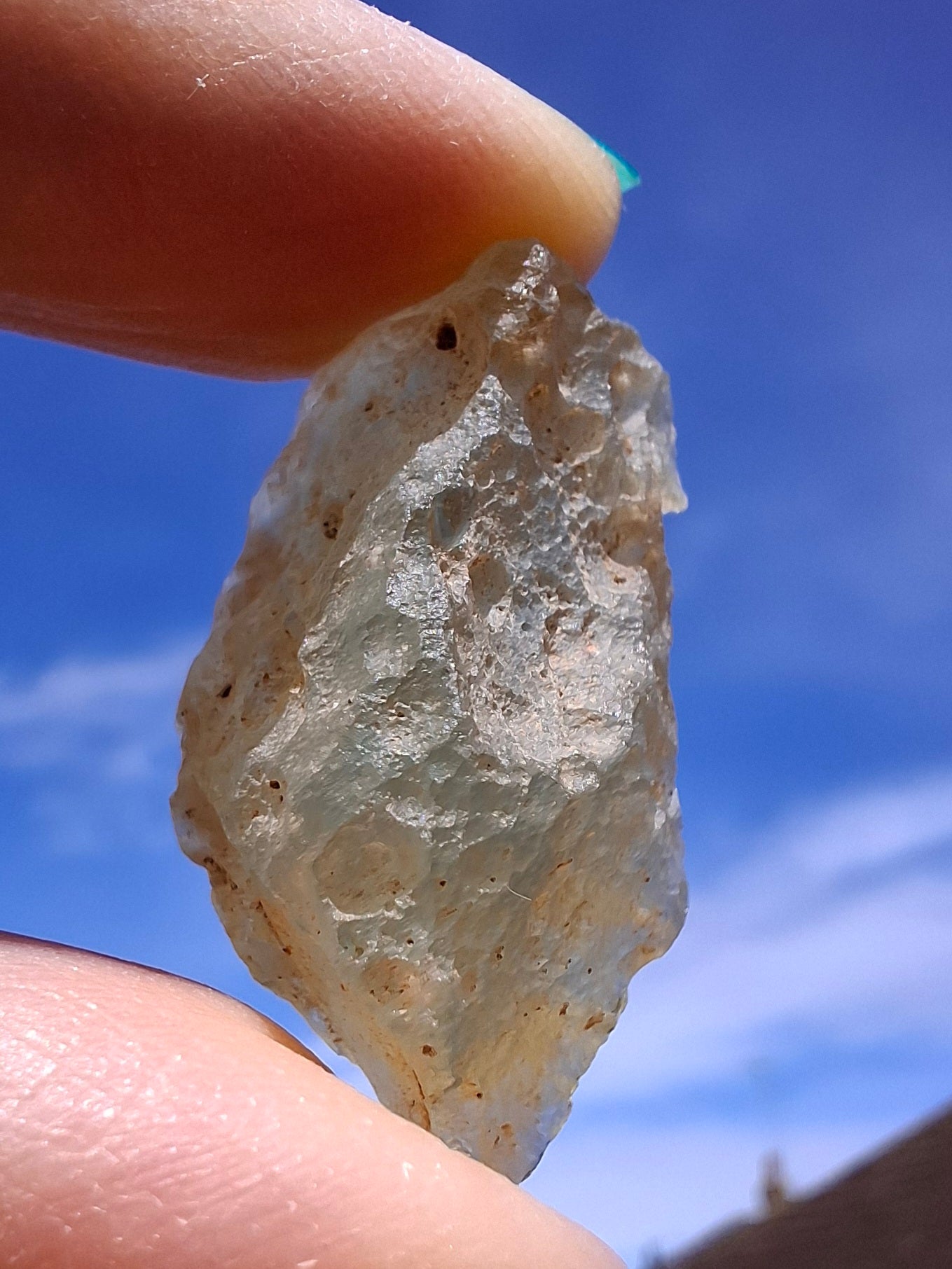 Libyan Desert Glass Piece 6.33g, Tektite