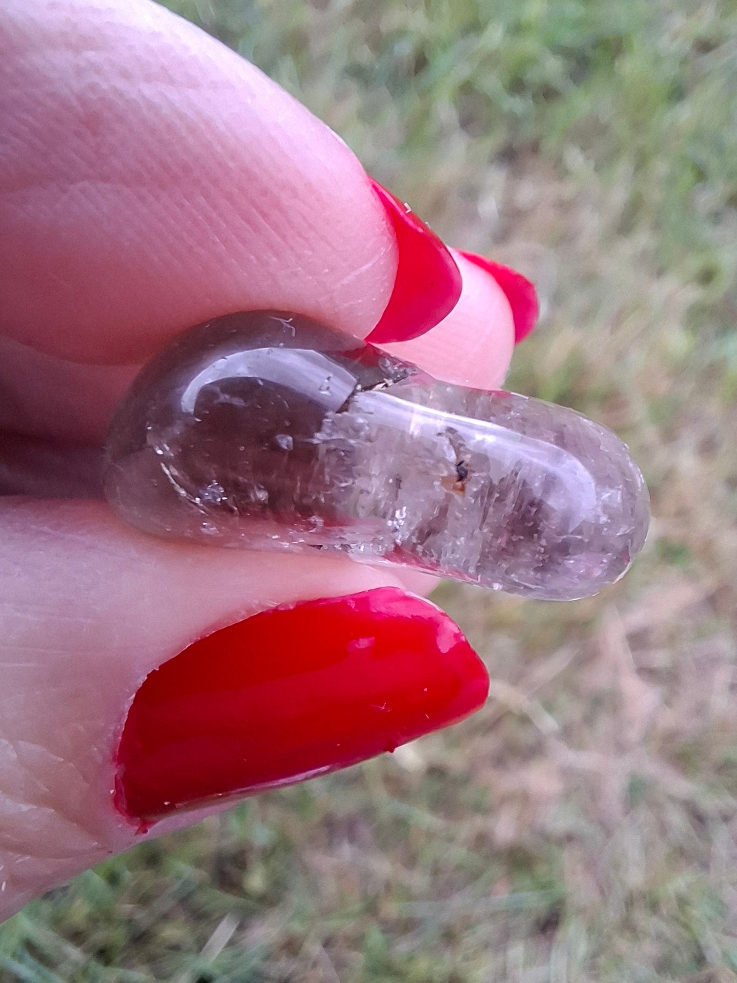 Smoky Quartz, Tumble Stone, Crystal (Ref: T107)