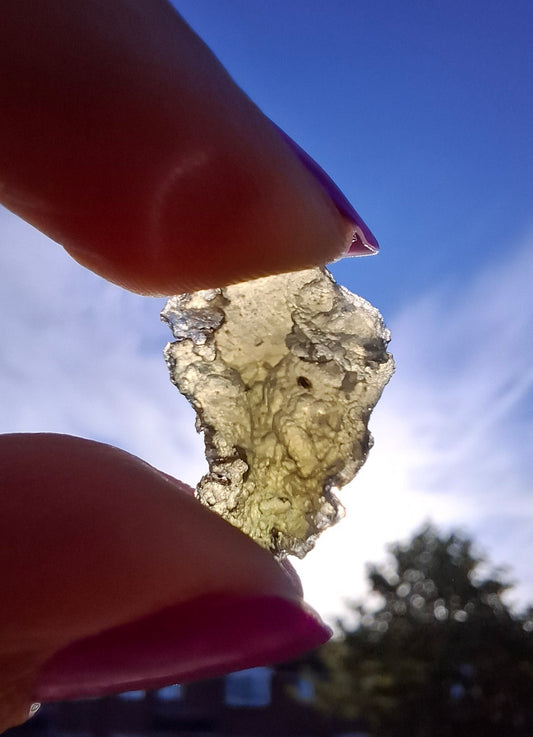 Moldavite Piece, 1.22g, Tektite (Ref: 1464)