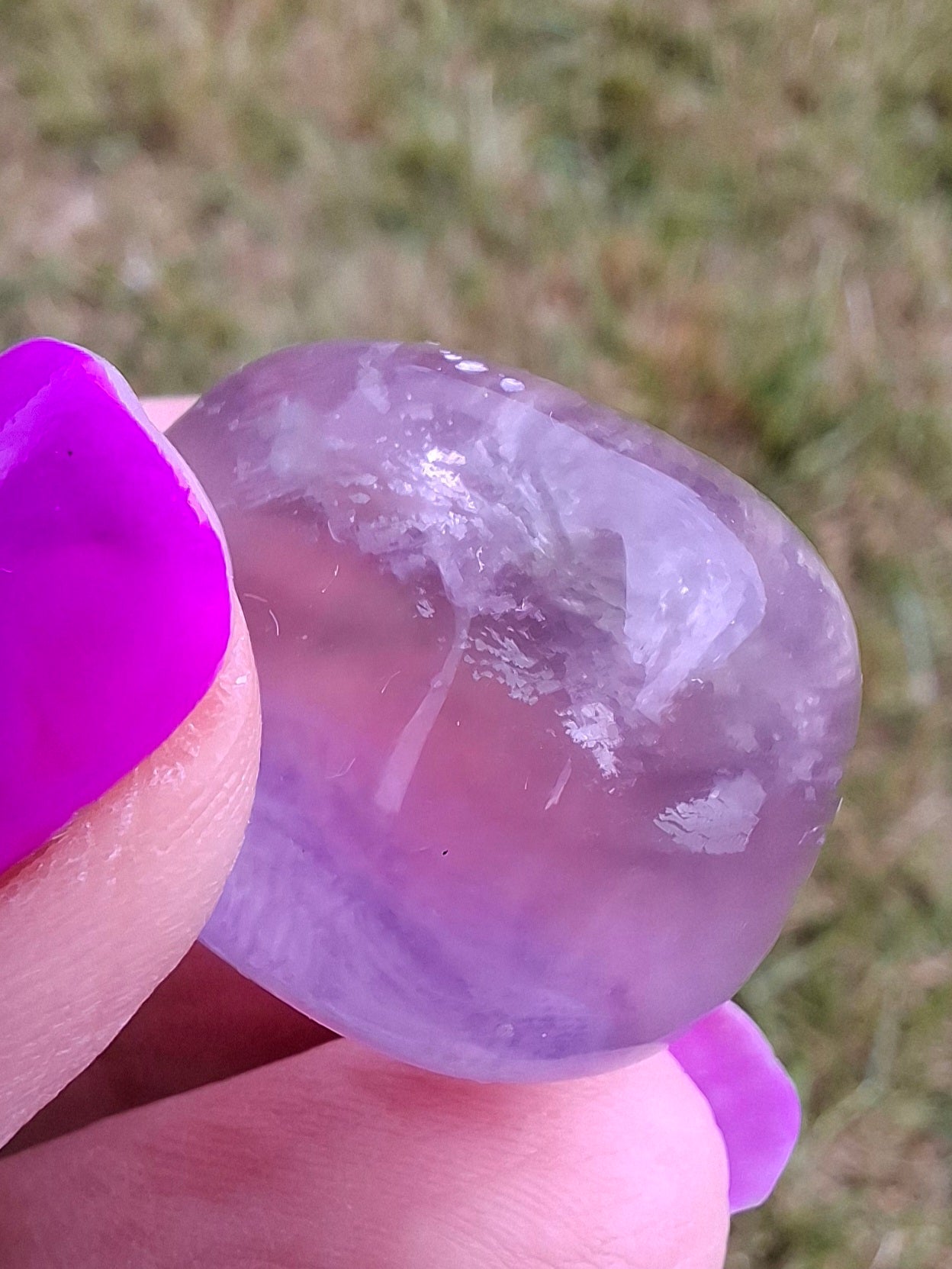 Fluorite, Tumble Stone, Crystal (Ref: T52)