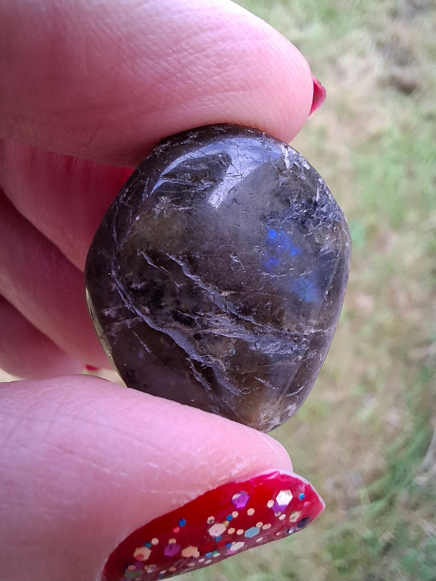 Labradorite, Tumble Stone, Crystal (Ref: T207)