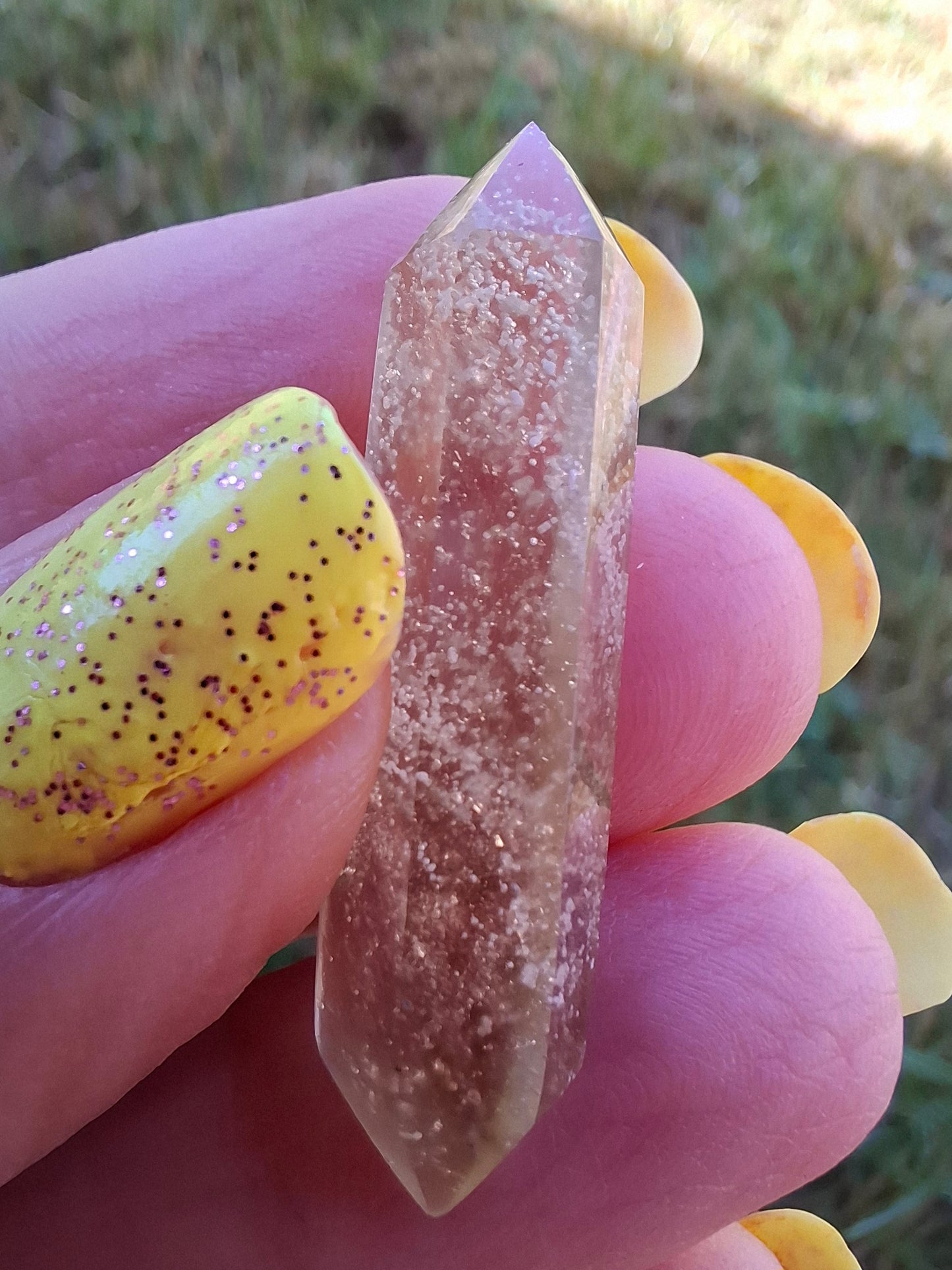 Libyan Desert Glass DT Carving, 3.94g, Tektite (Ref: LDT5)