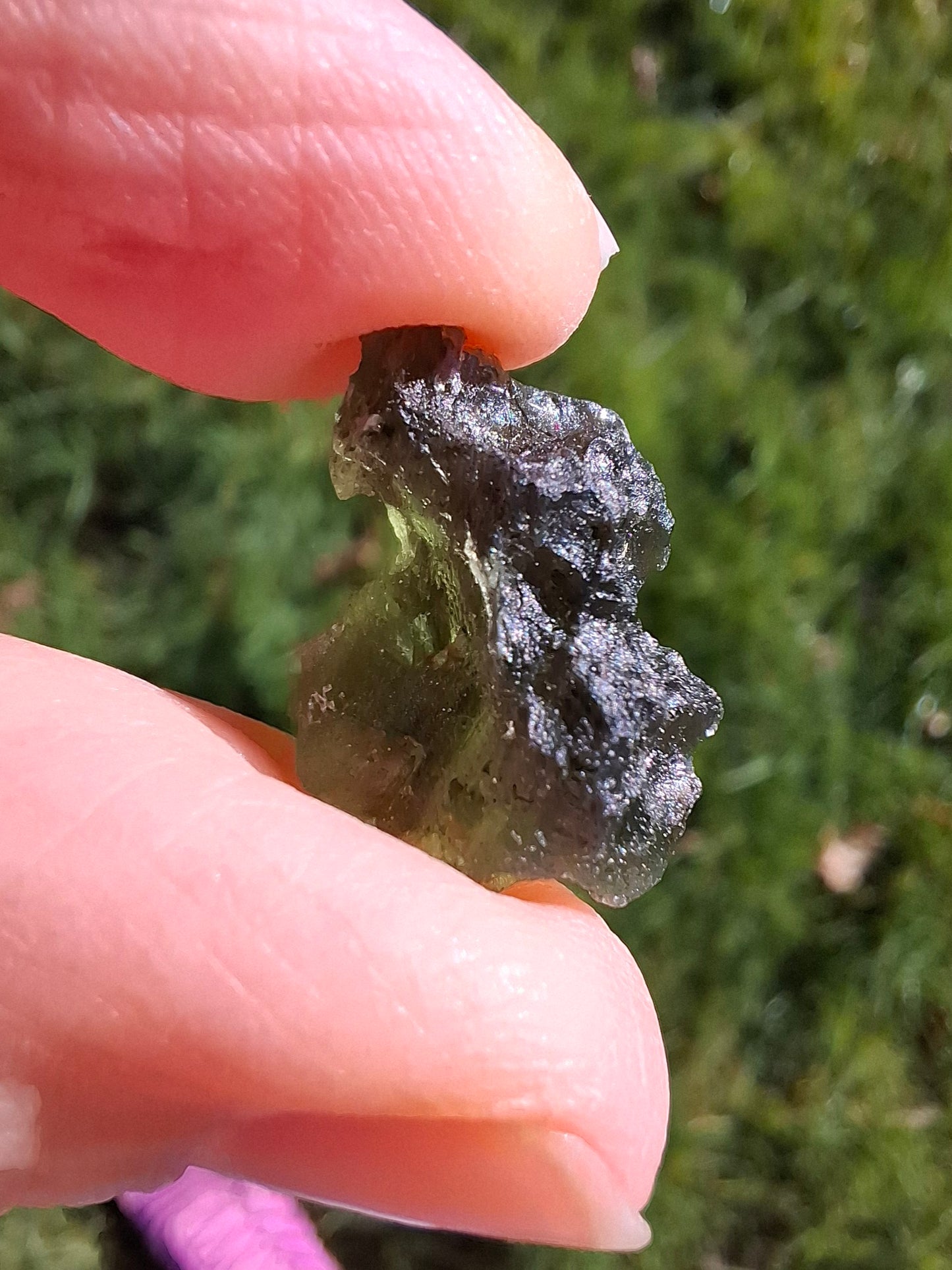 Moldavite Piece, 2.18g, Tektite (Ref: 1337)