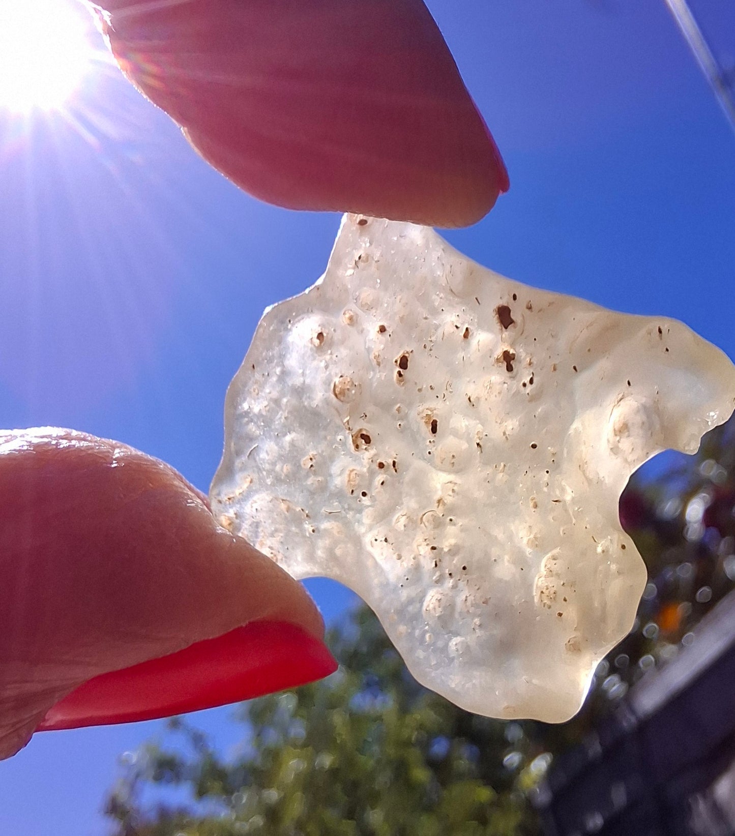 Libyan Desert Glass Piece, 5.68g, Tektite (Ref: LE258)
