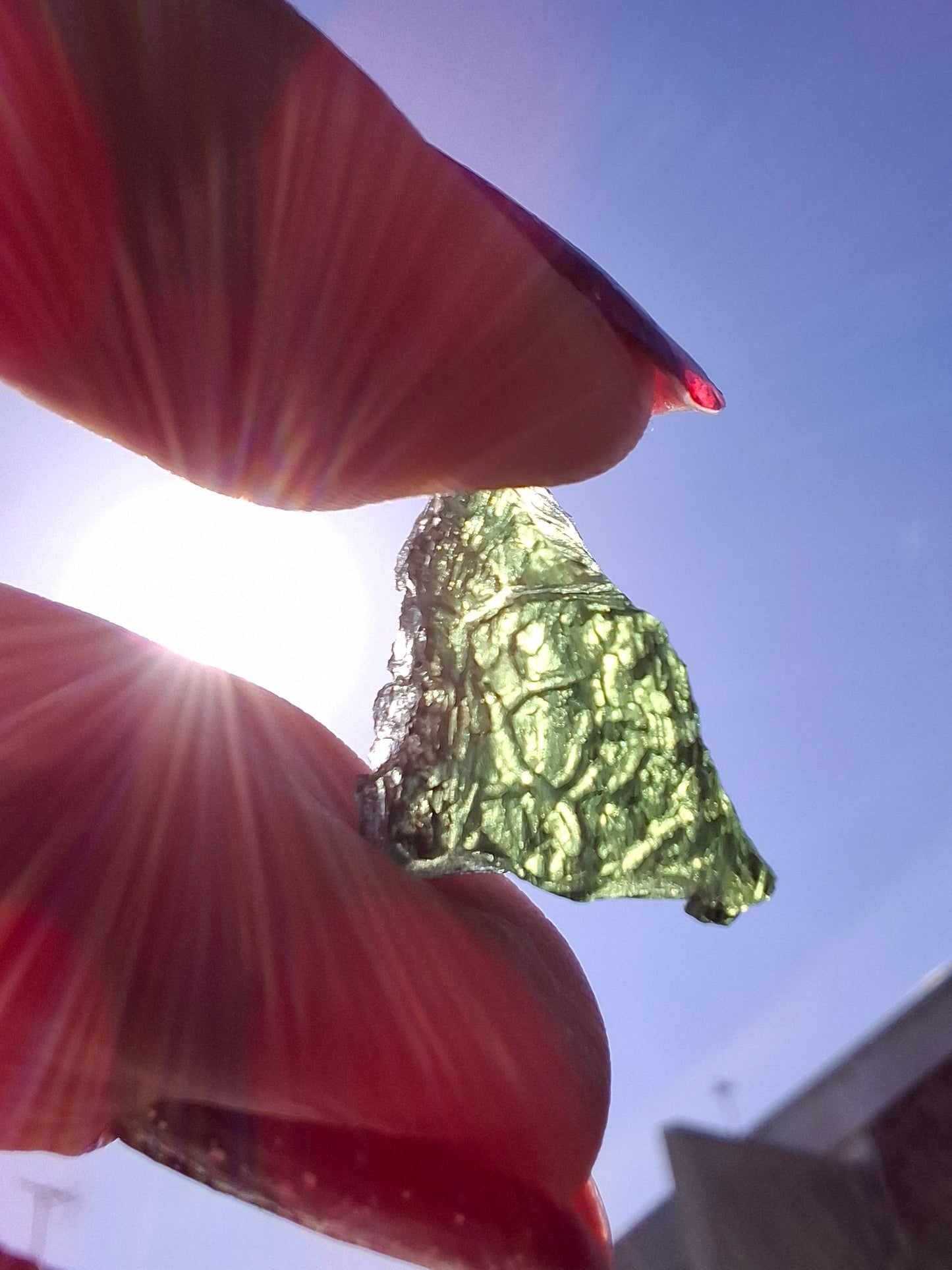 Moldavite Piece, 1.55g, Tektite (Ref: 1469)