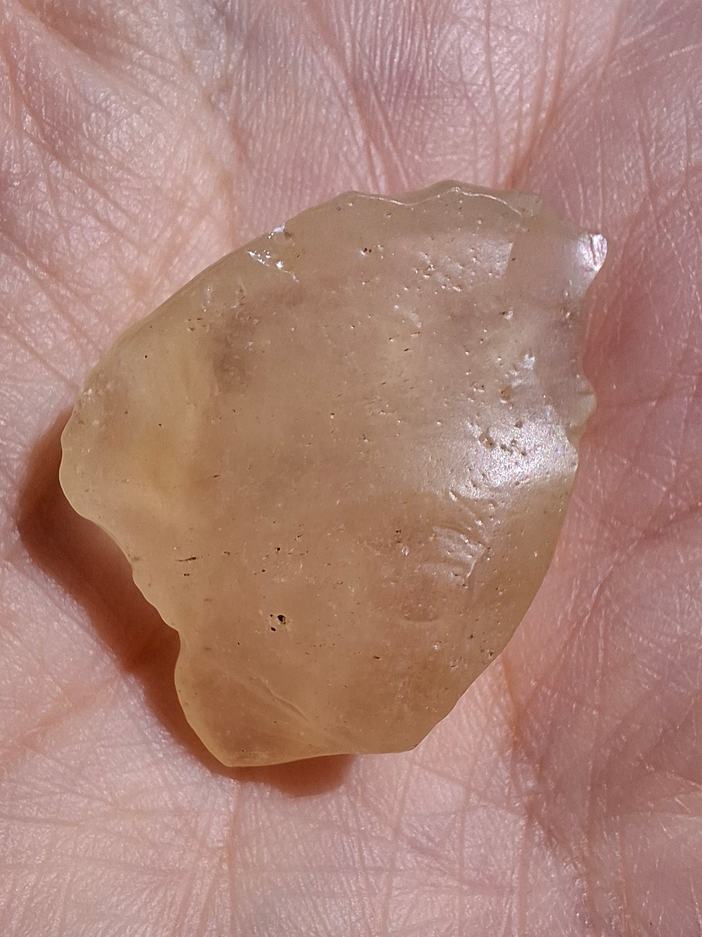 Libyan Desert Glass Piece, 6.08g, Tektite