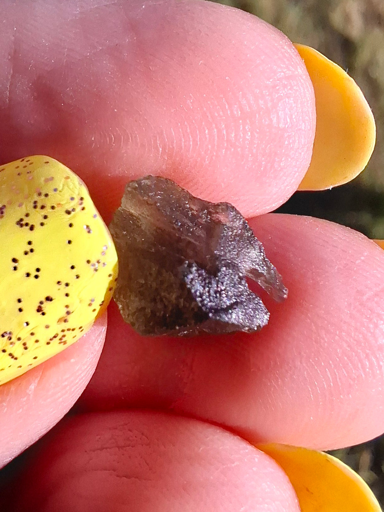 Moldavite small Piece, 0.41g, Tektite (Ref: 1482)