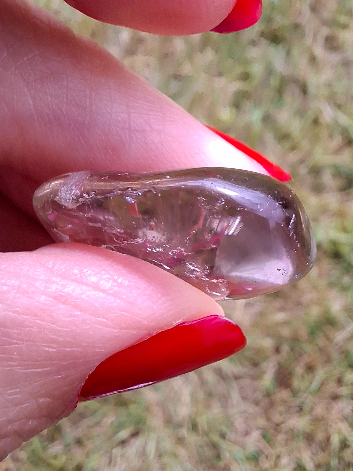 Smoky Quartz, Tumble Stone, Crystal (Ref: T101)