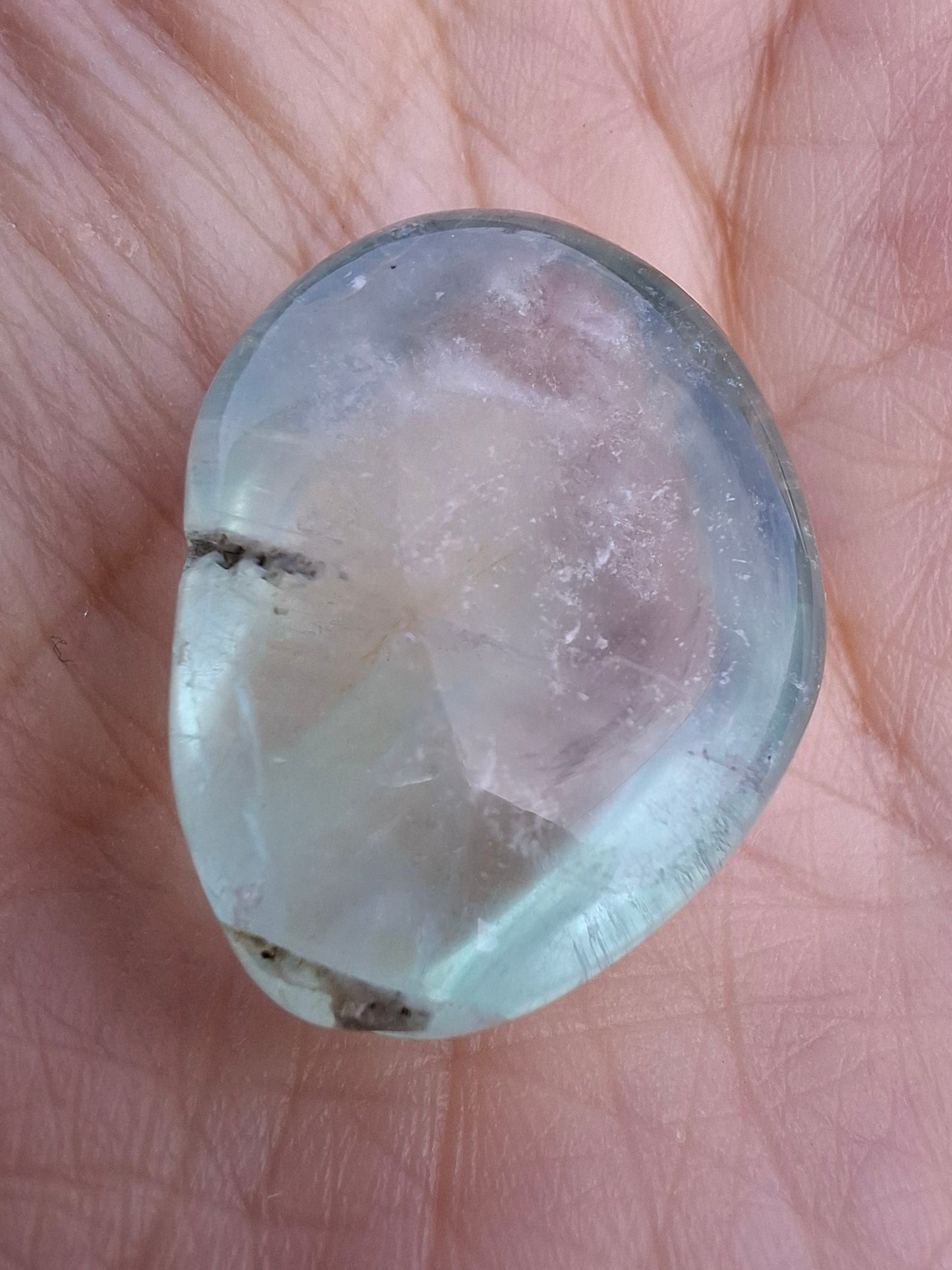 Fluorite, Tumble Stone, Crystal 🌈 (Ref: T47)